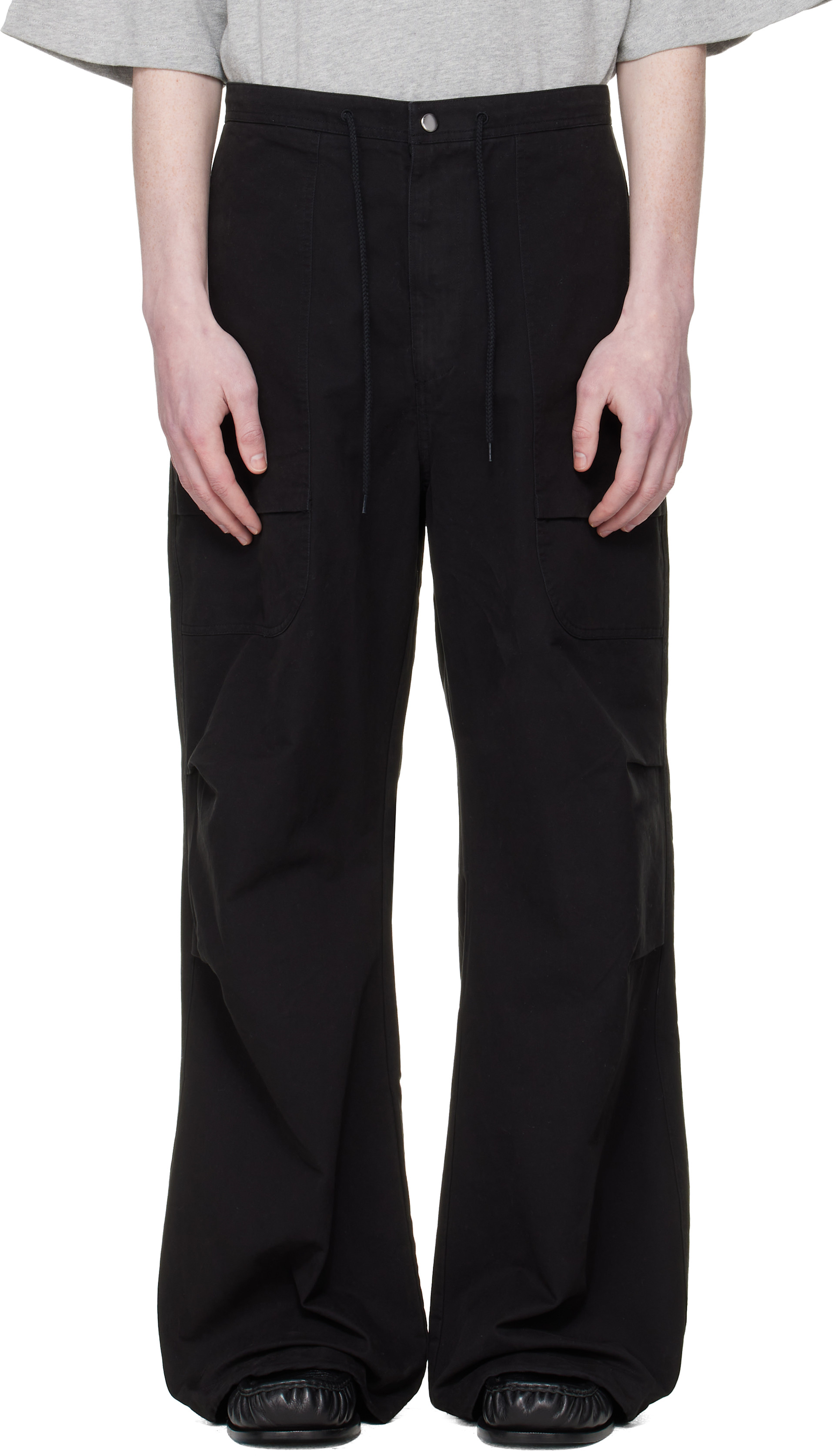 Entire Studios - Pantalon cargo Barren noir