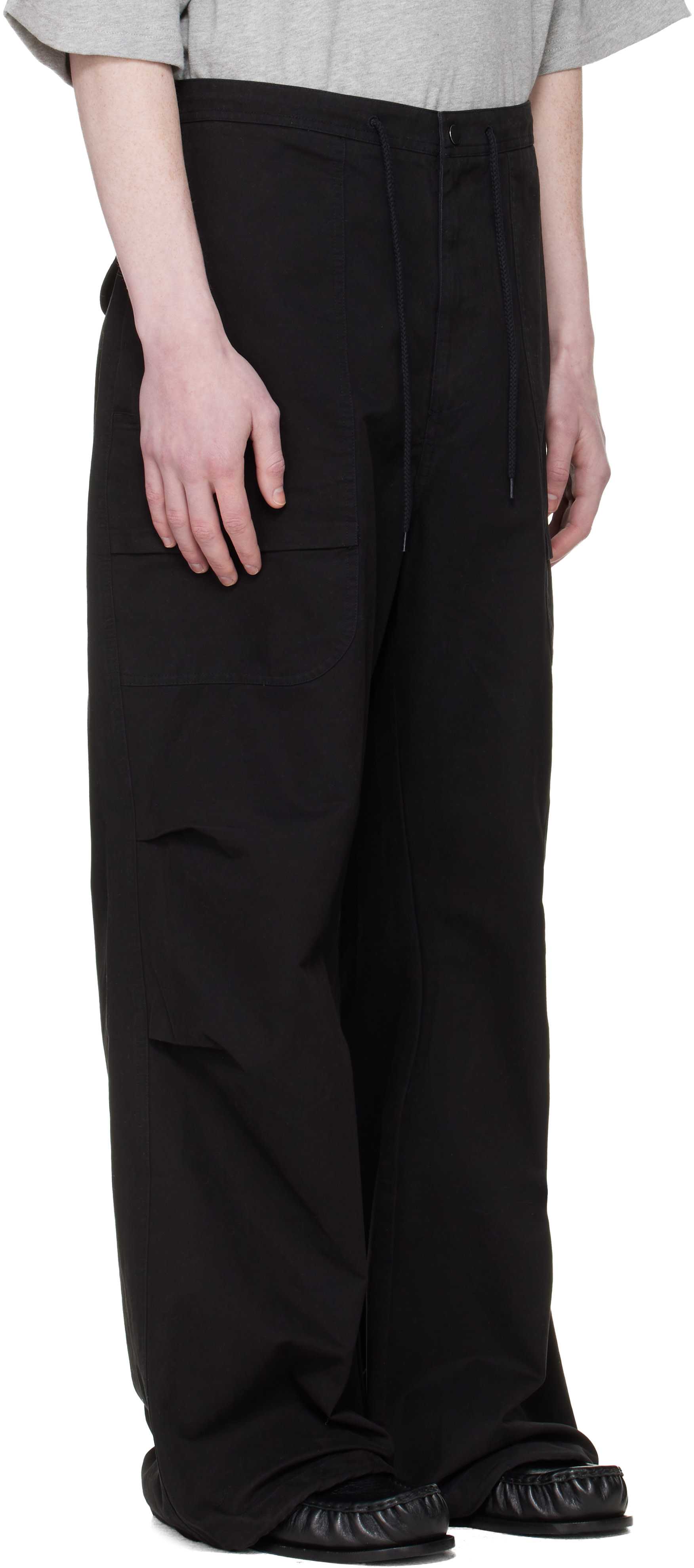 Entire Studios - Pantalon cargo Barren noir