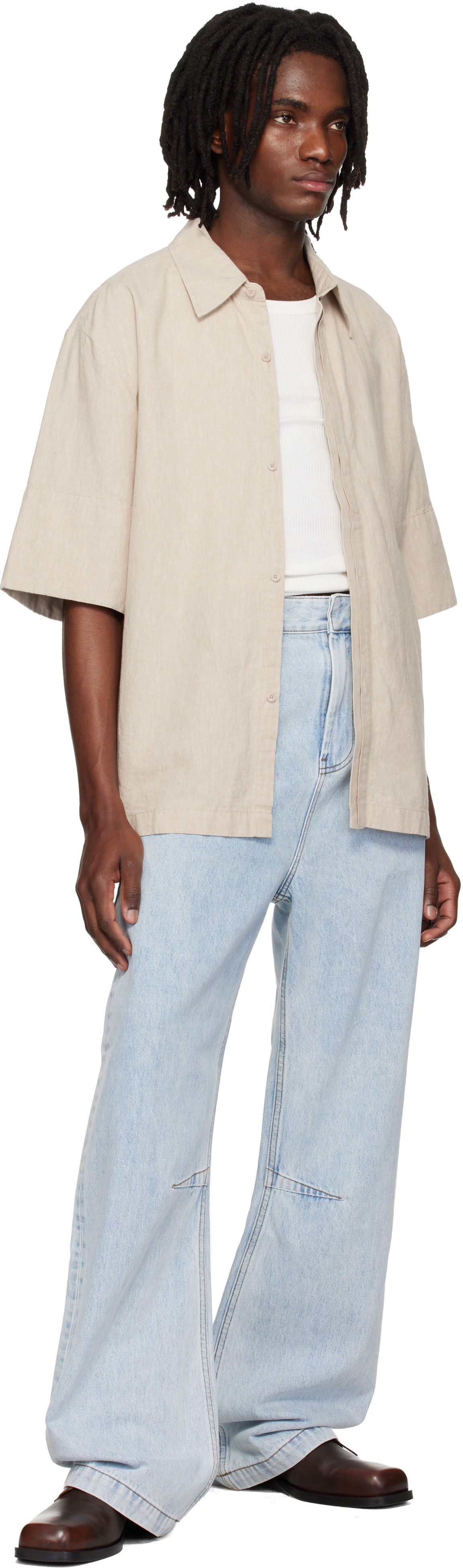 Entire Studios - Chemise Ojai beige