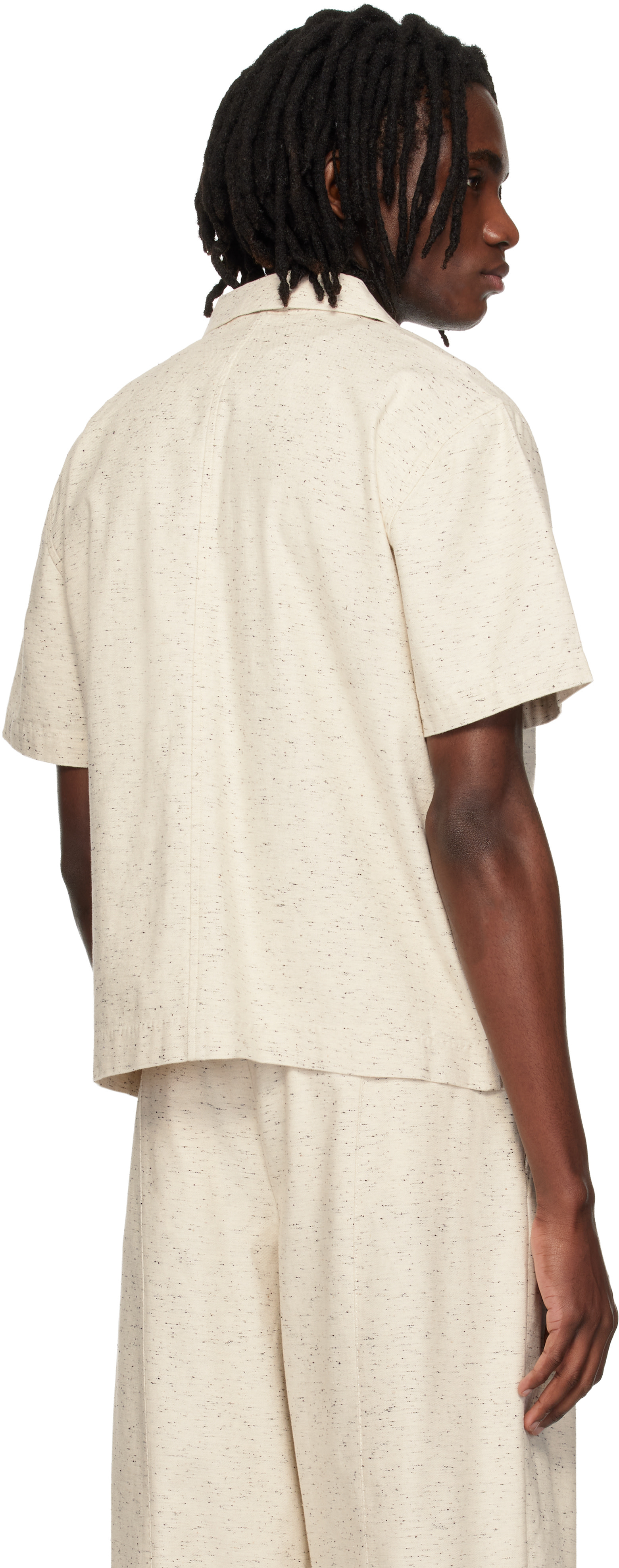 Entire Studios - Chemise Strand blanc cassé
