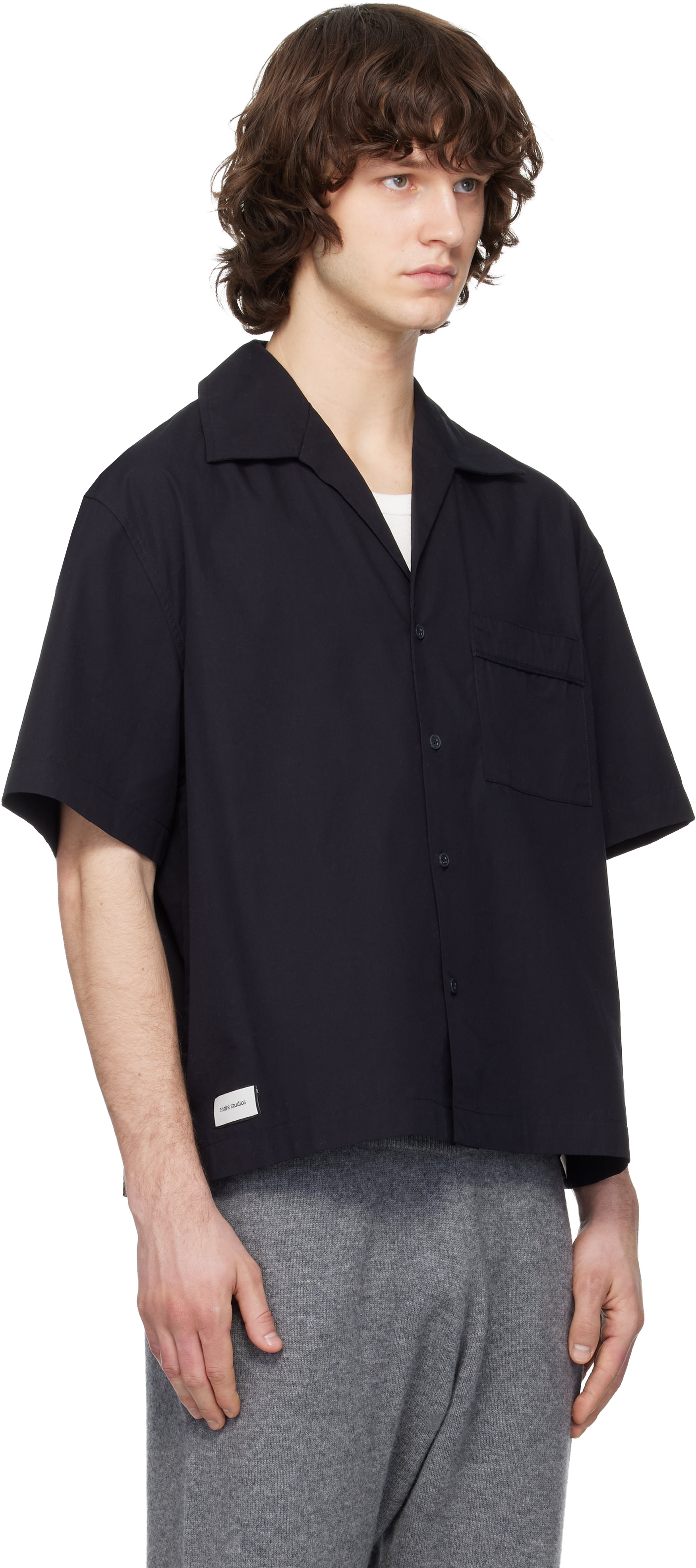 Entire Studios - Chemise de pyjama noire