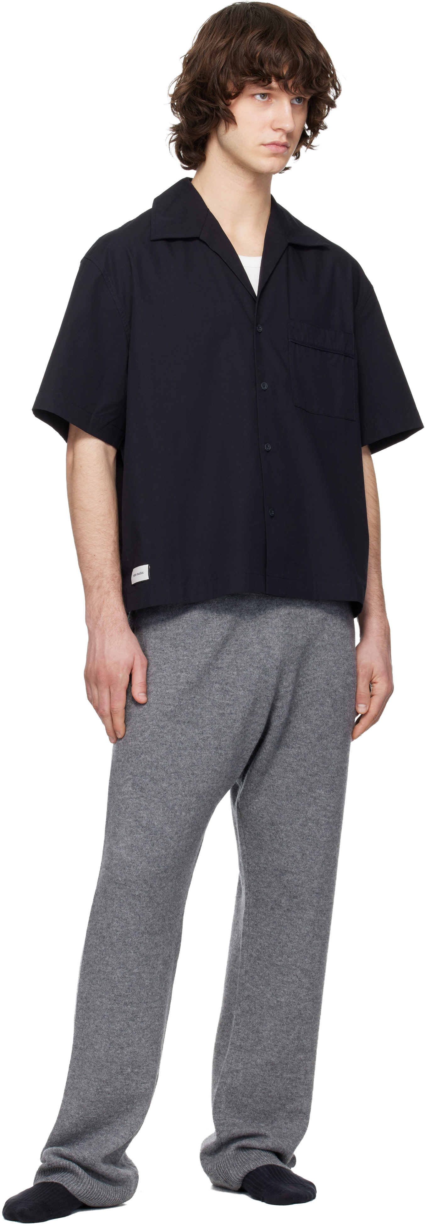 Entire Studios - Chemise de pyjama noire