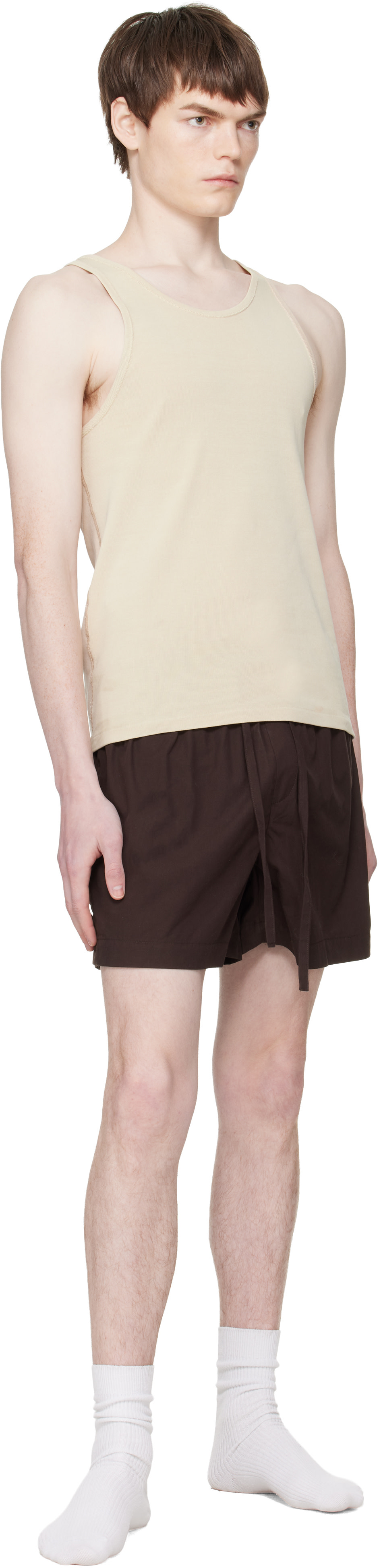 Entire Studios - Short de pyjama brun