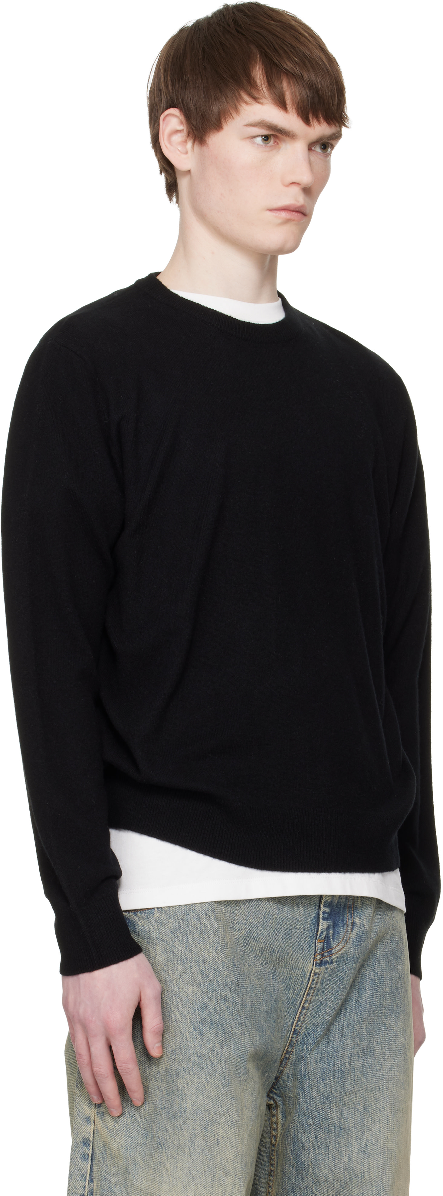 Entire Studios - Black Knit Crewneck Sweater