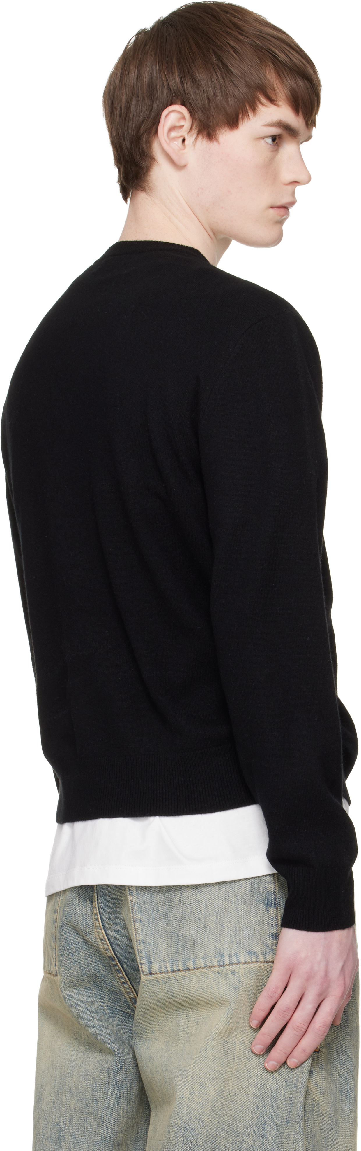 Entire Studios - Black Knit Crewneck Sweater