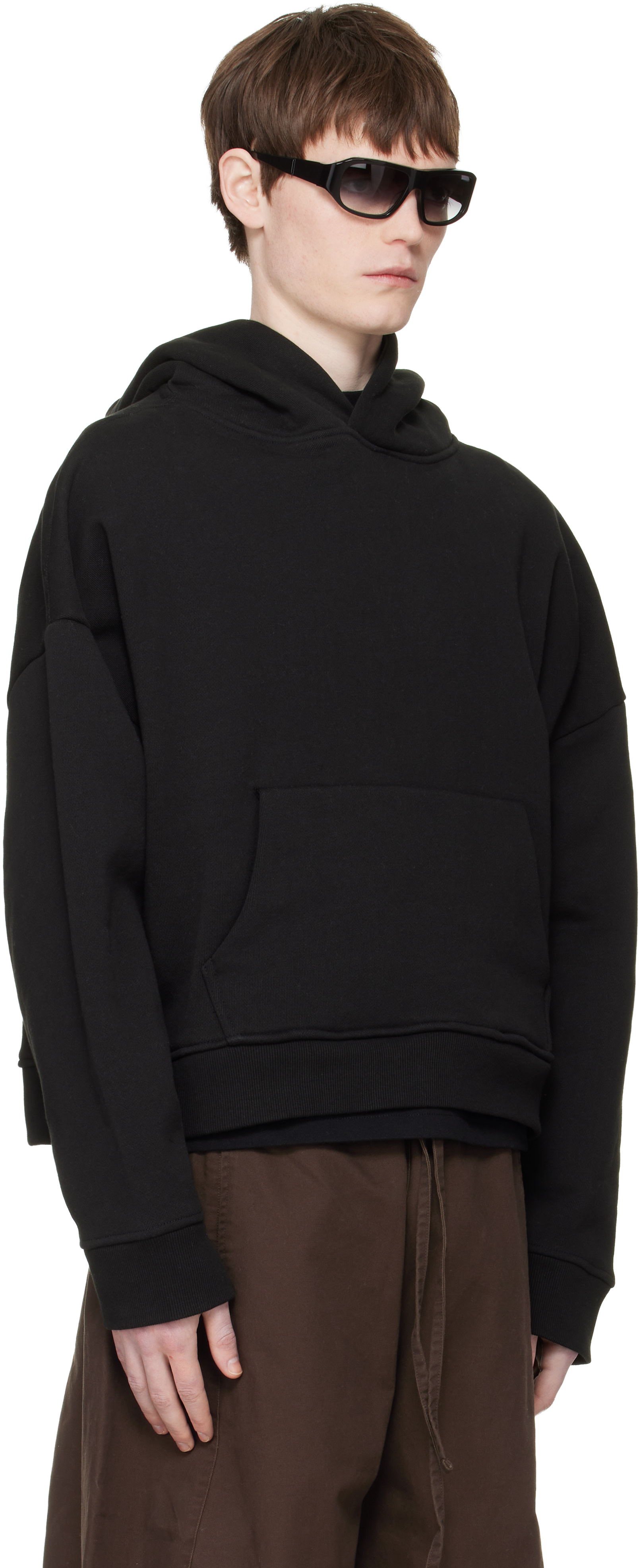 Entire Studios - Pull à capuche épais noir
