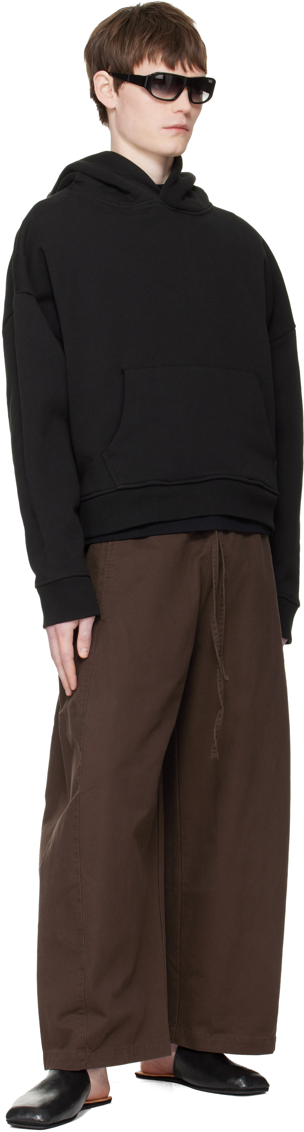 Entire Studios - Pull à capuche épais noir