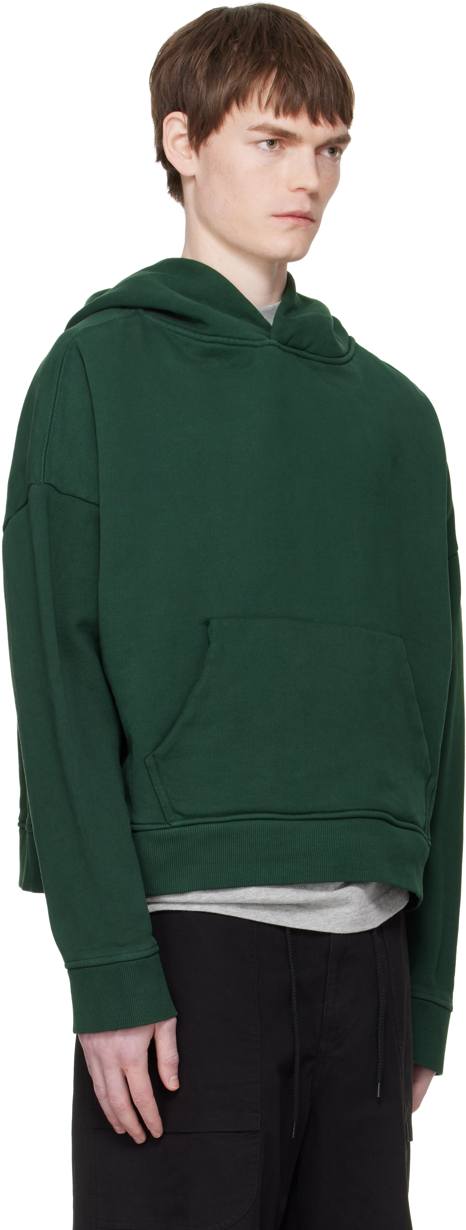 Entire Studios - Pull à capuche épais vert