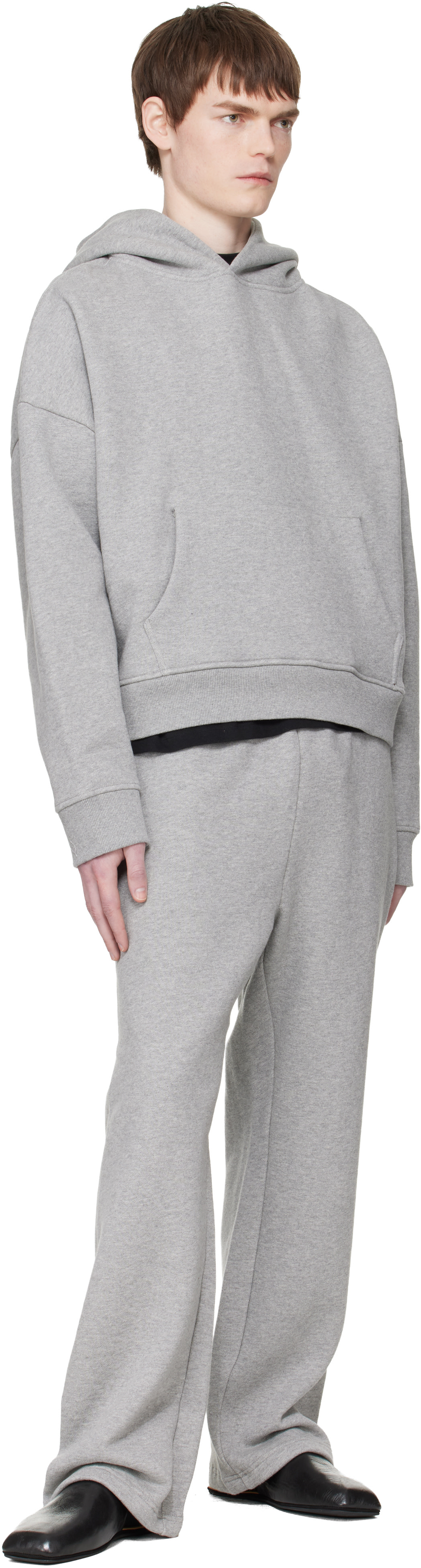 Entire Studios - Pull à capuche épais gris