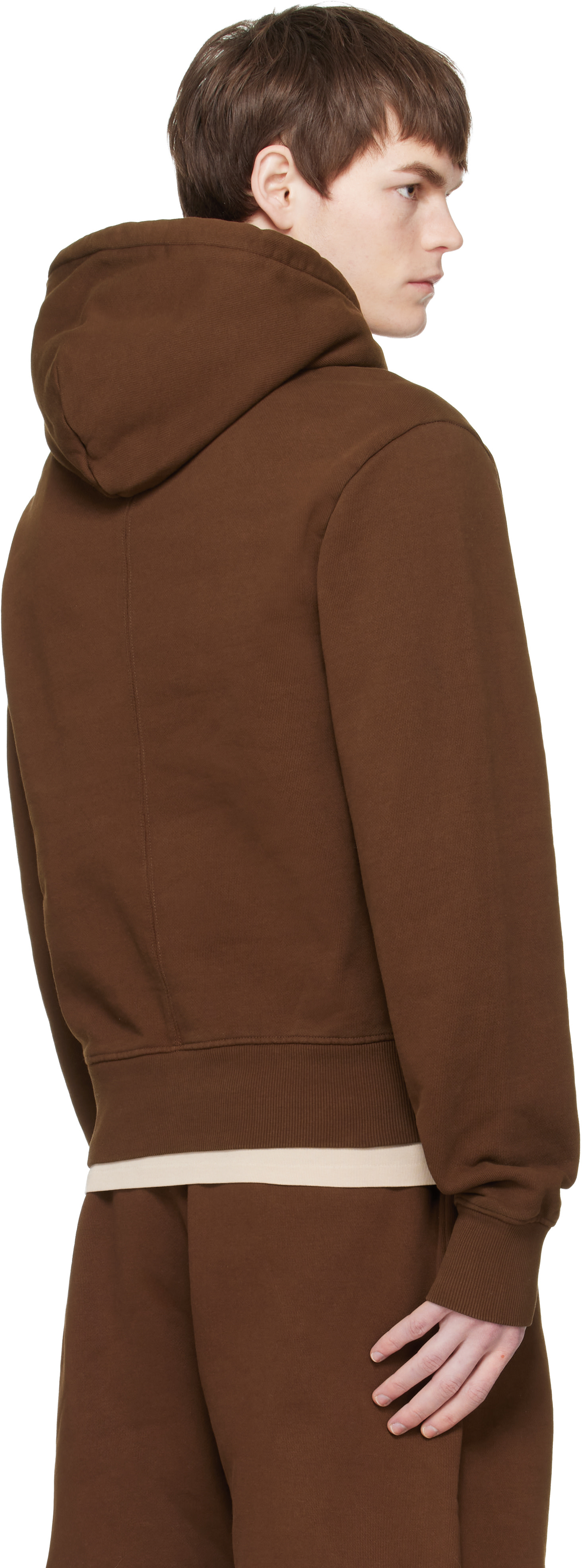 Entire Studios - Pull à capuche brun