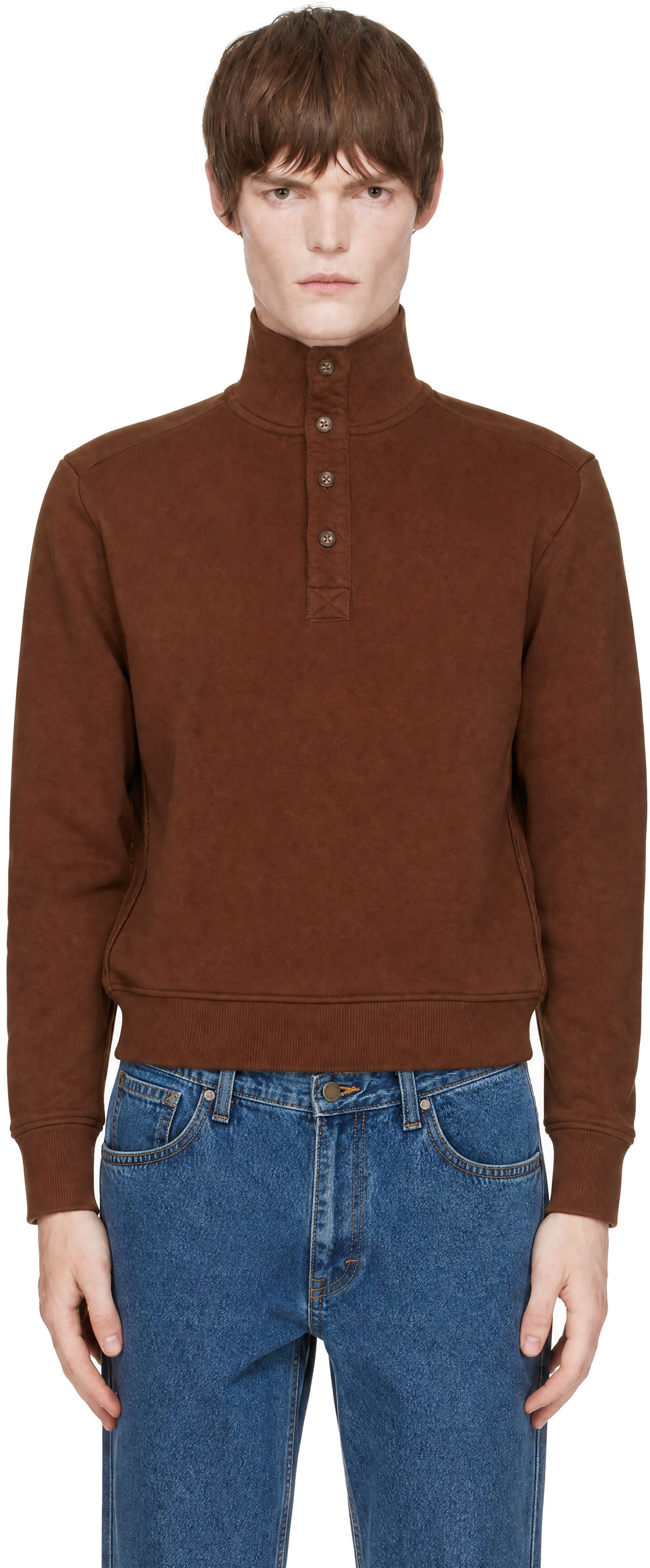Entire Studios - Brown Port Pullover Sweatshirt