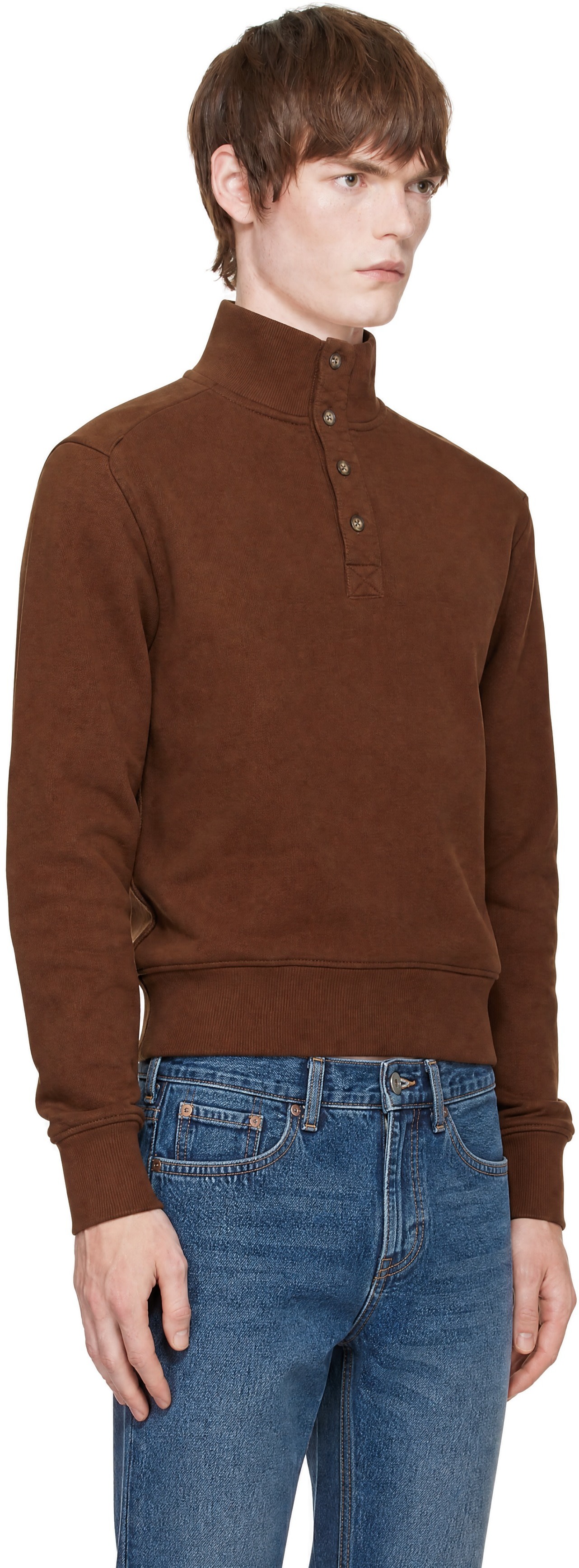 Entire Studios - Brown Port Pullover Sweatshirt