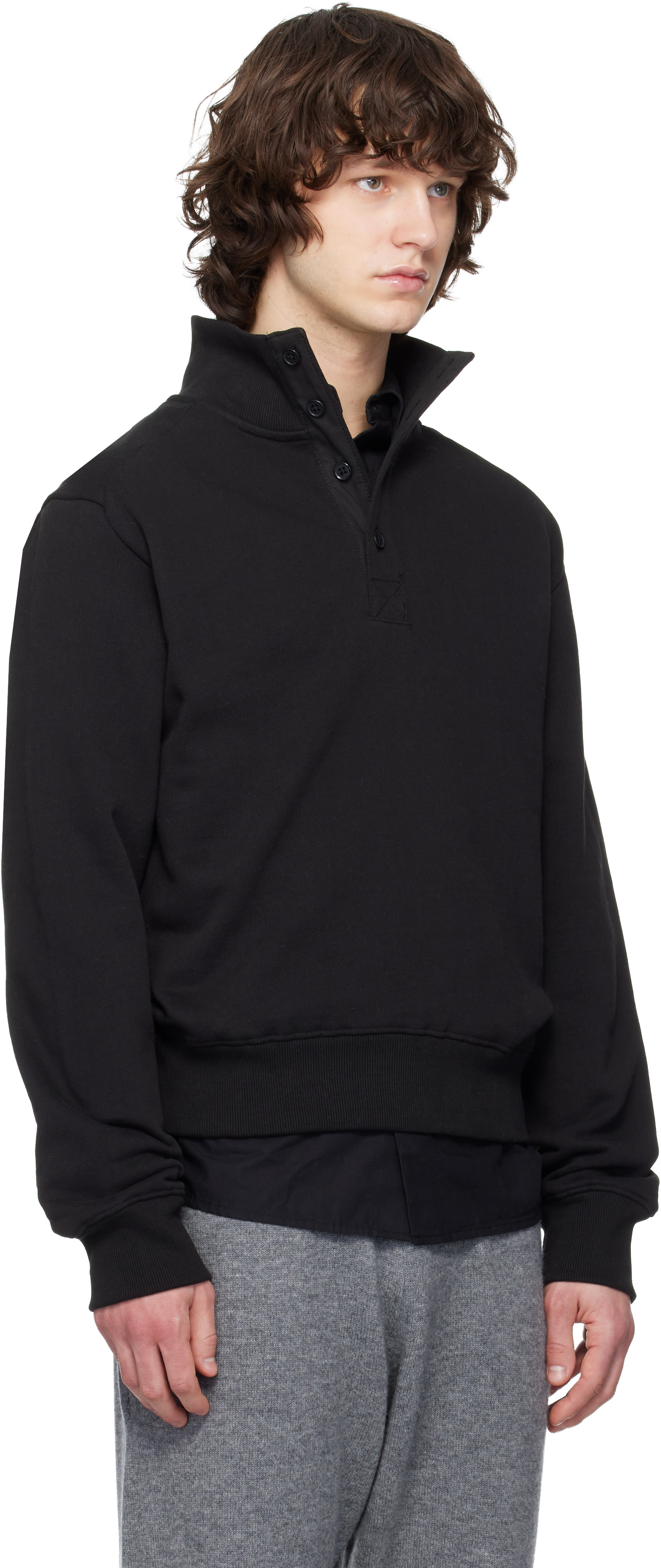 Entire Studios - Pull molletonné Port noir