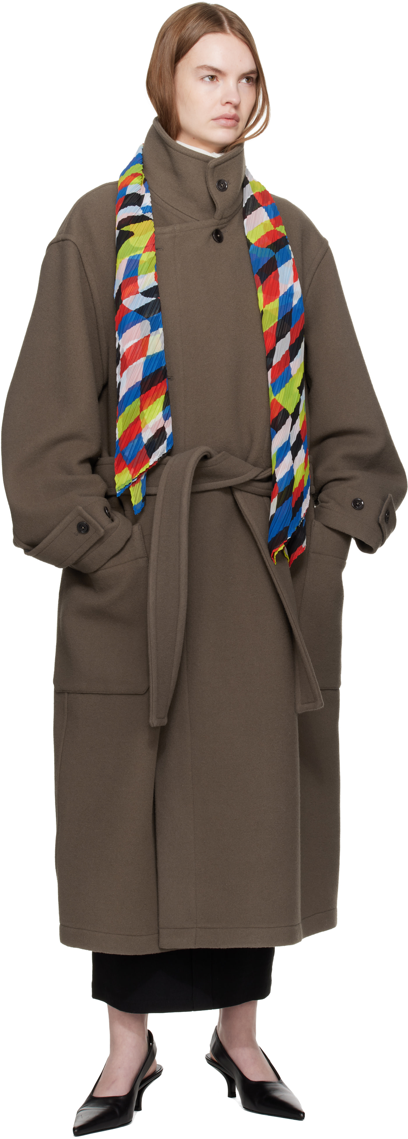 PLEATS PLEASE ISSEY MIYAKE - Écharpe Dancing multicolore