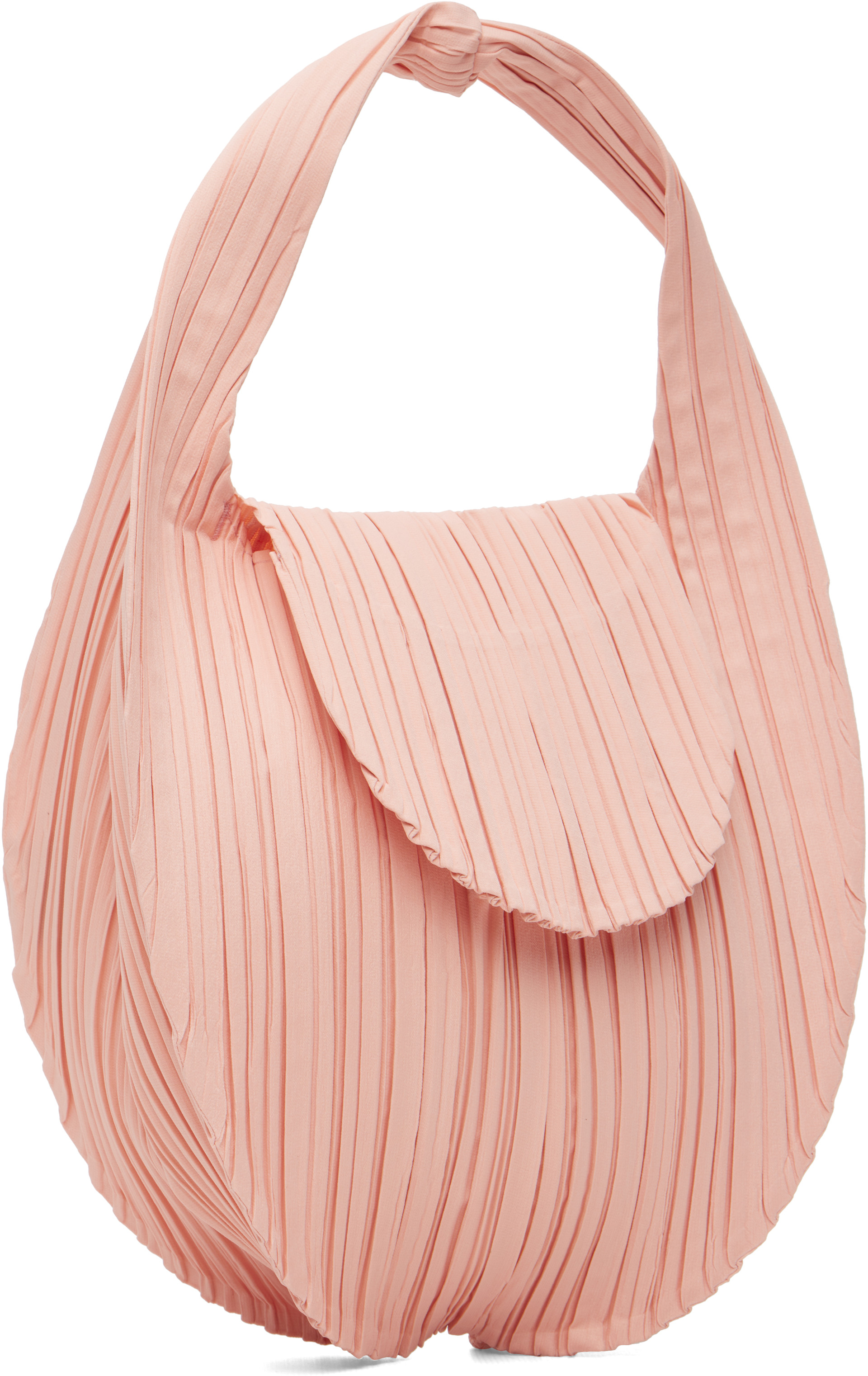 PLEATS PLEASE ISSEY MIYAKE: Pink Pleats Seeds Bag | SSENSE Canada
