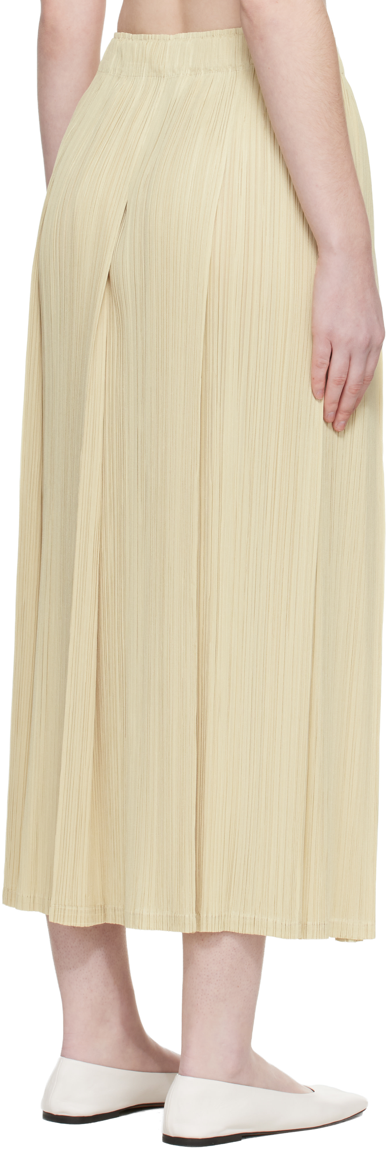スカート PLEATS PLEASE ISSEY MIYAKE PLEATS PLEASE ISSEY MIYAKE: Beige Monthly Colors December Maxi