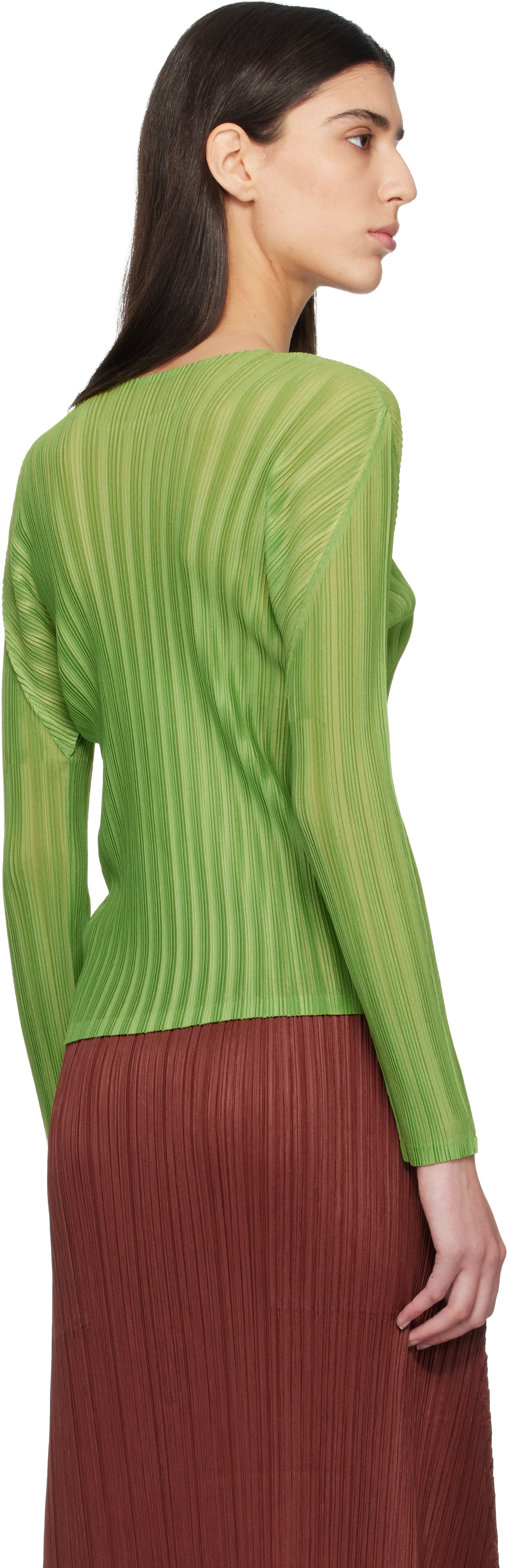 PLEATS PLEASE 】ISSEY MIYAKE 長袖 トップス ボレロ PLEATS PLEASE