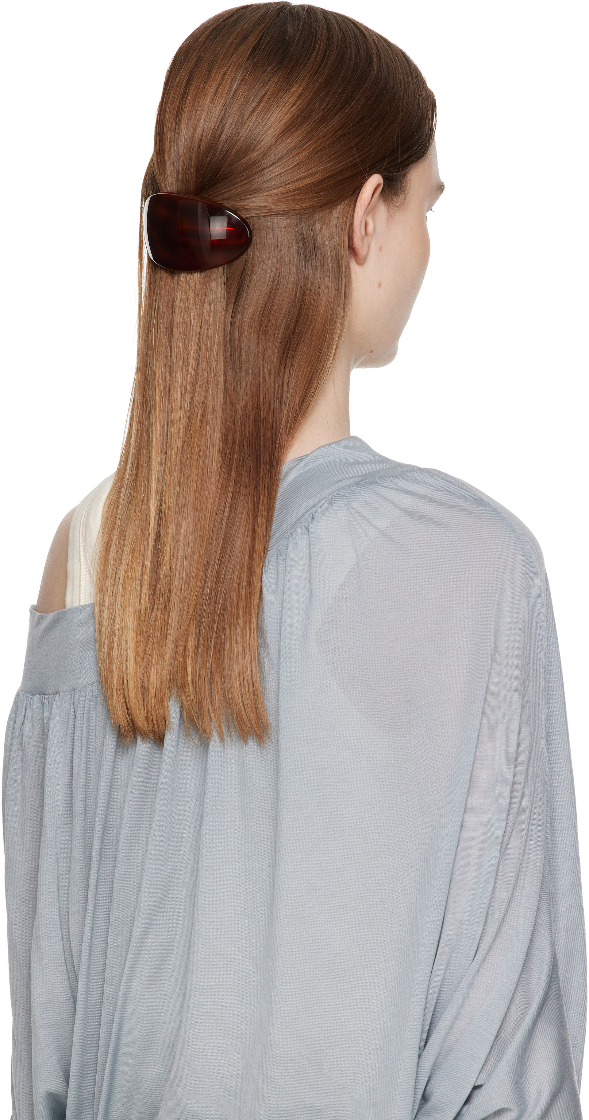 Sophie Buhai: Brown Coupole Hair Clip | SSENSE