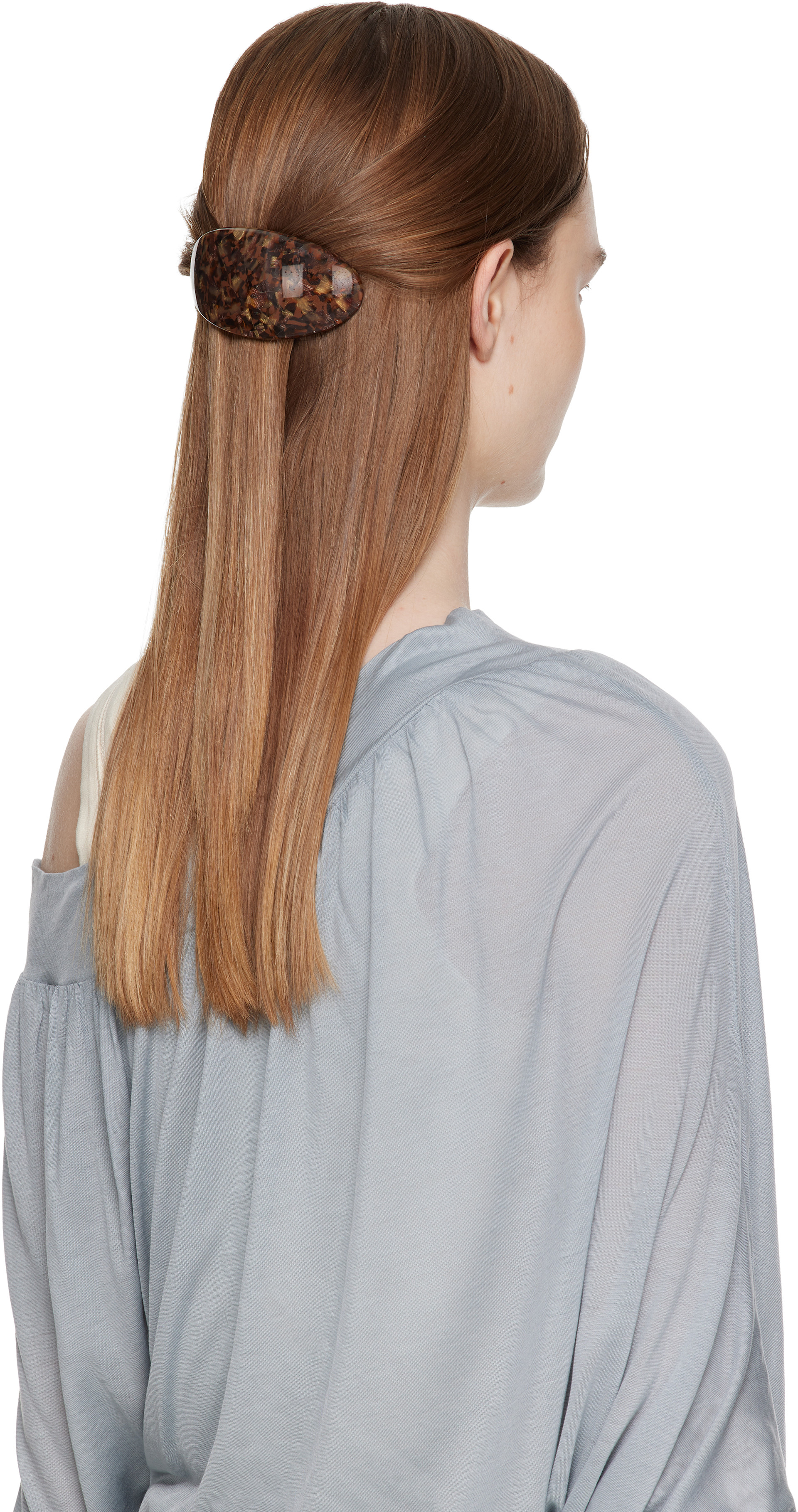 Sophie Buhai: Brown Coupole Hair Clip | SSENSE