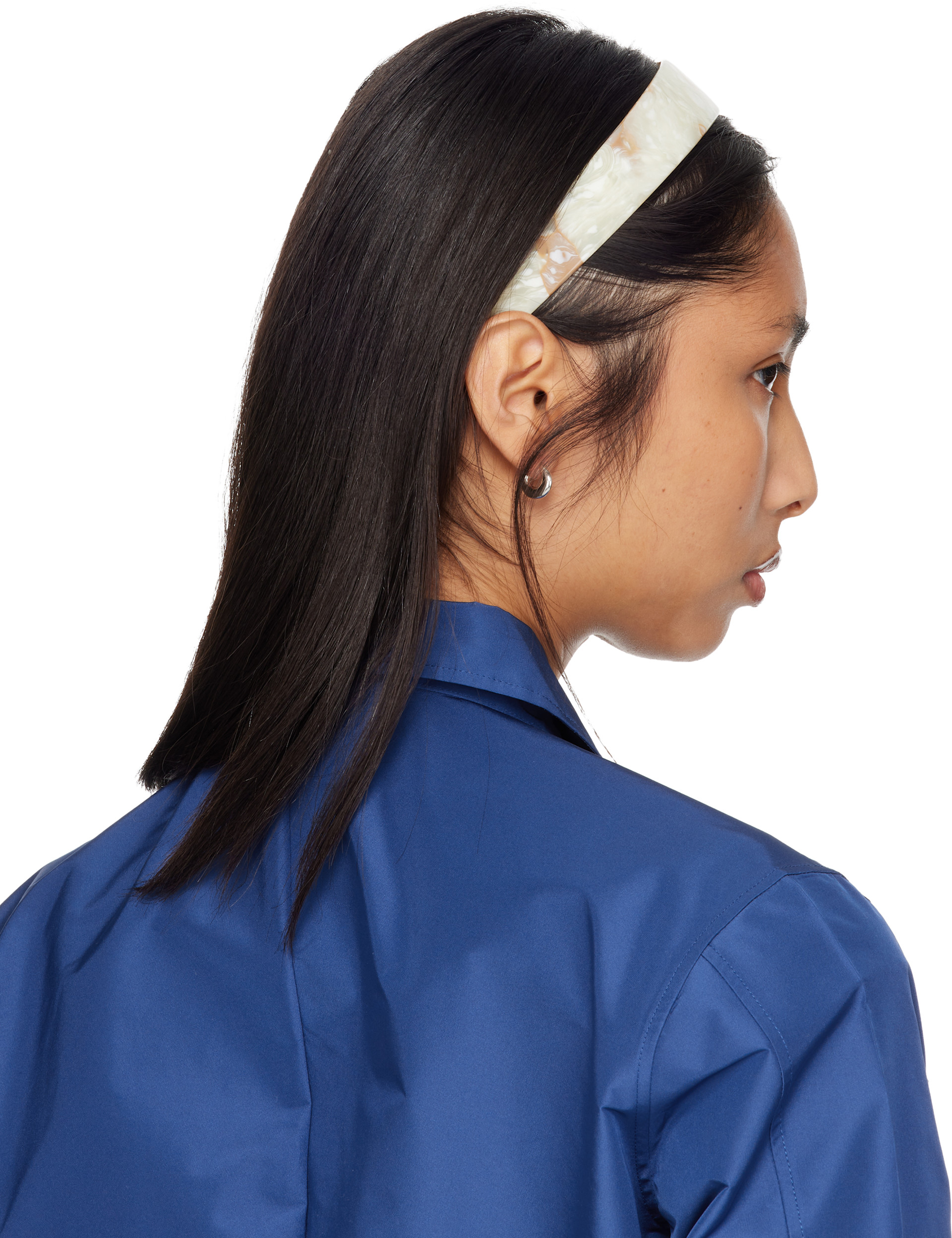SOPHIE BUHAI カチューシャ Sophie Buhai: オフホワイト Thin Bessette カチューシャ | SSENSE 日本
