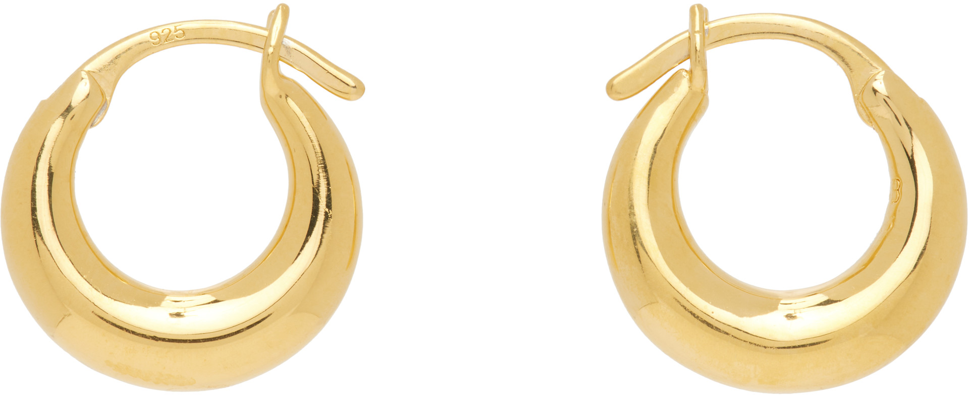 ※片方のみ　SOPHIE BUHAI Tiny Essential Hoops Sophie Buhai: Tiny Essential Hoop Earrings | SSENSE