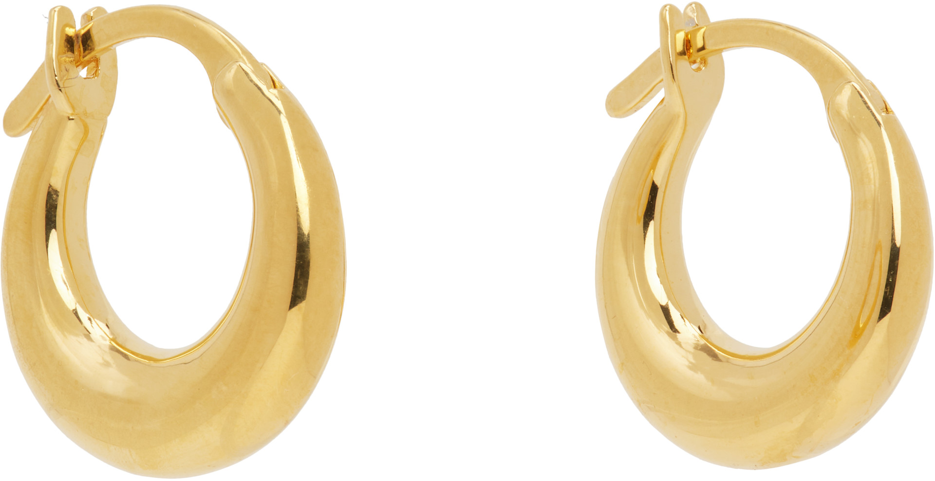 Sophie Buhai: Tiny Essential Hoop Earrings | SSENSE