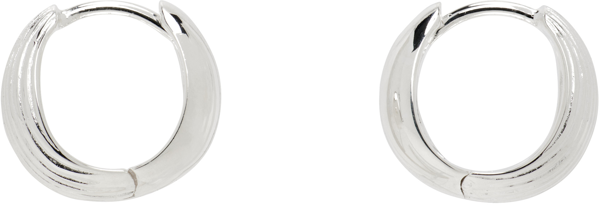 Sophie Buhai: Reversible Hinged Hoop Earrings | SSENSE