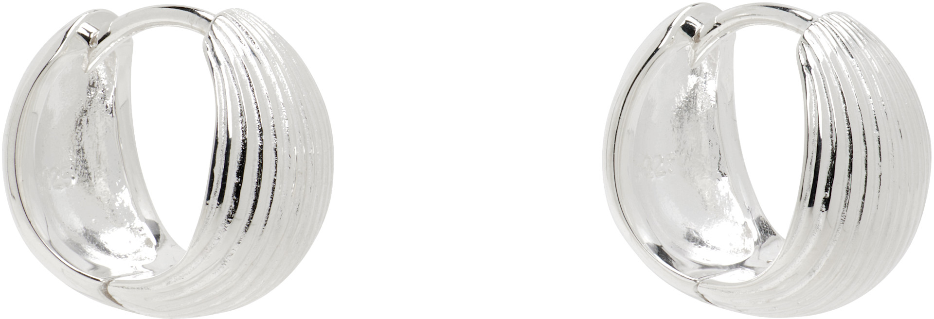Sophie Buhai: Reversible Hinged Hoop Earrings | SSENSE