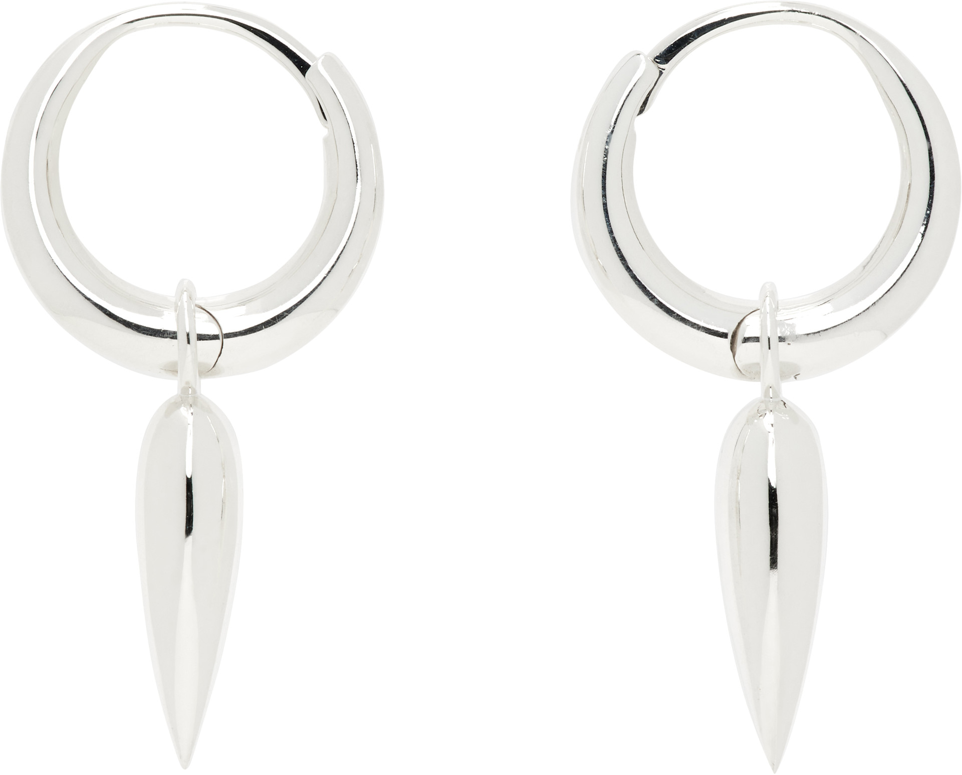 Sophie Buhai: Spear ラージ フープピアス | SSENSE 日本