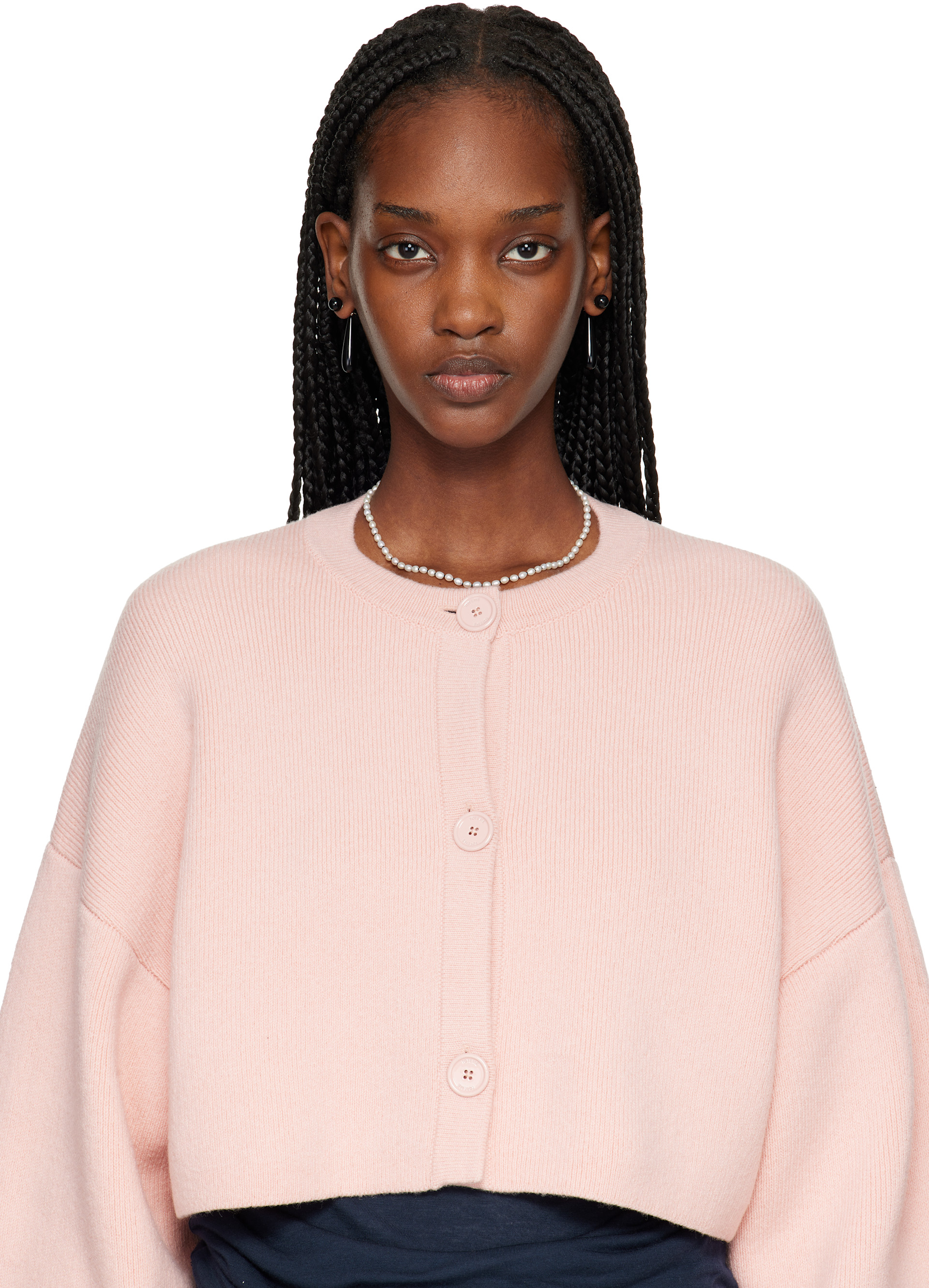 Sophie Buhai: Tiny Pearl Collar Necklace | SSENSE