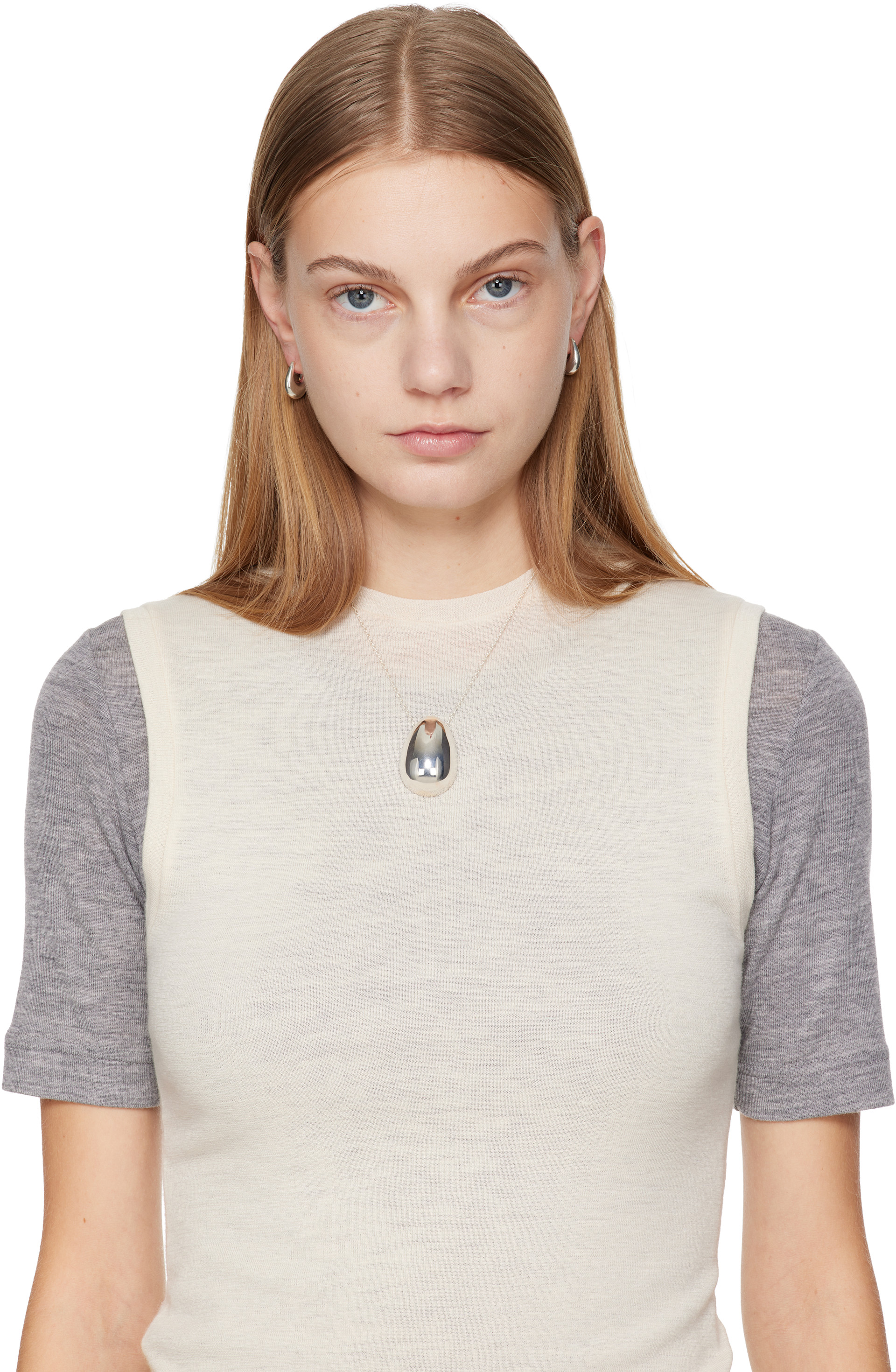 Sophie Buhai: Egg Pendant Necklace | SSENSE