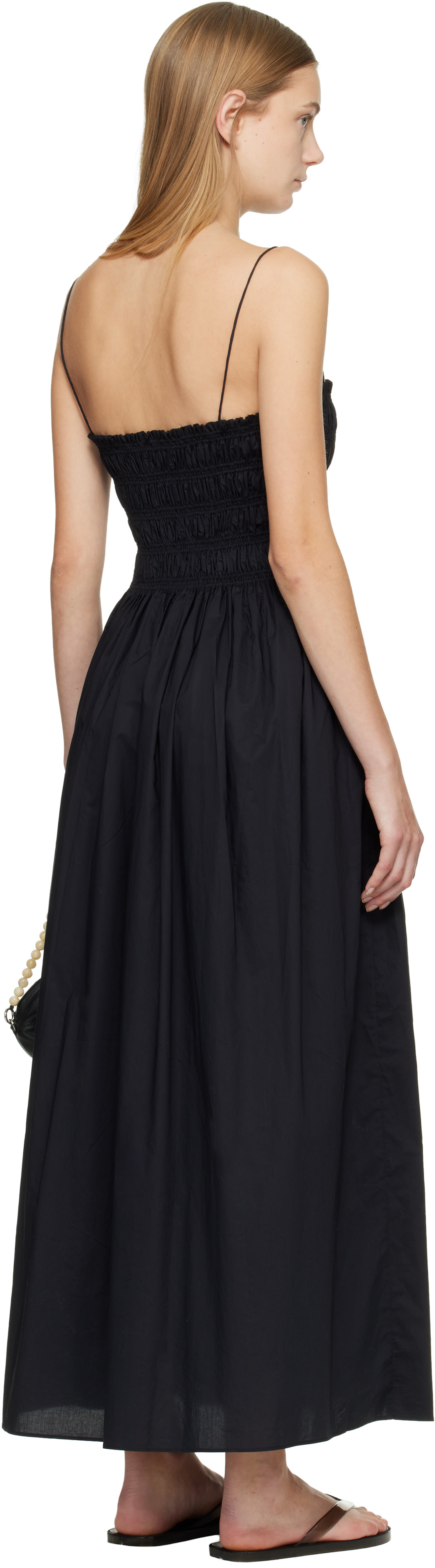 matteau shirred bodice maxi dress Matteau Shirred Bodice Dress