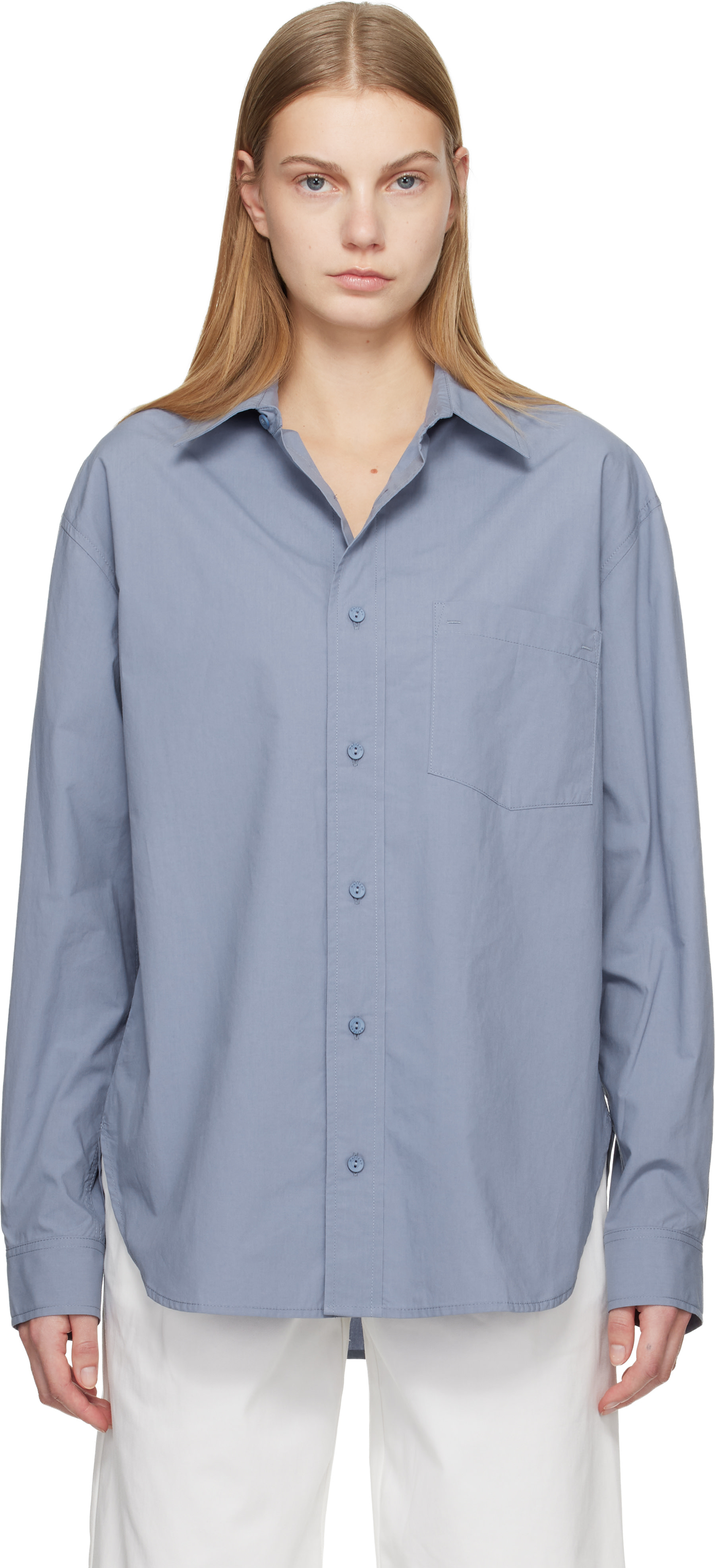 Matteau - Chemise décontractée bleue