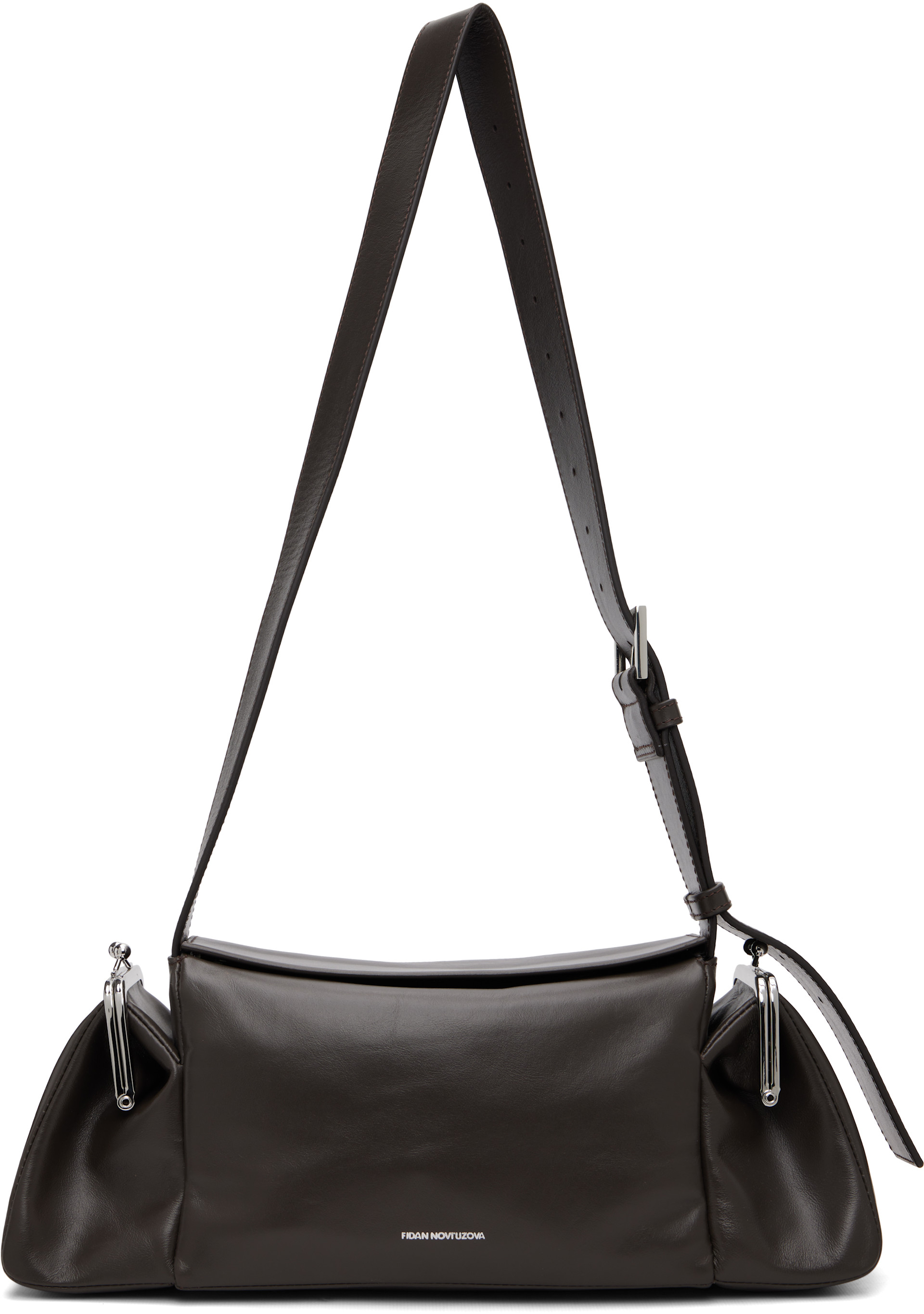 FIDAN NOVRUZOVA: Brown Lala Leather Bag | SSENSE