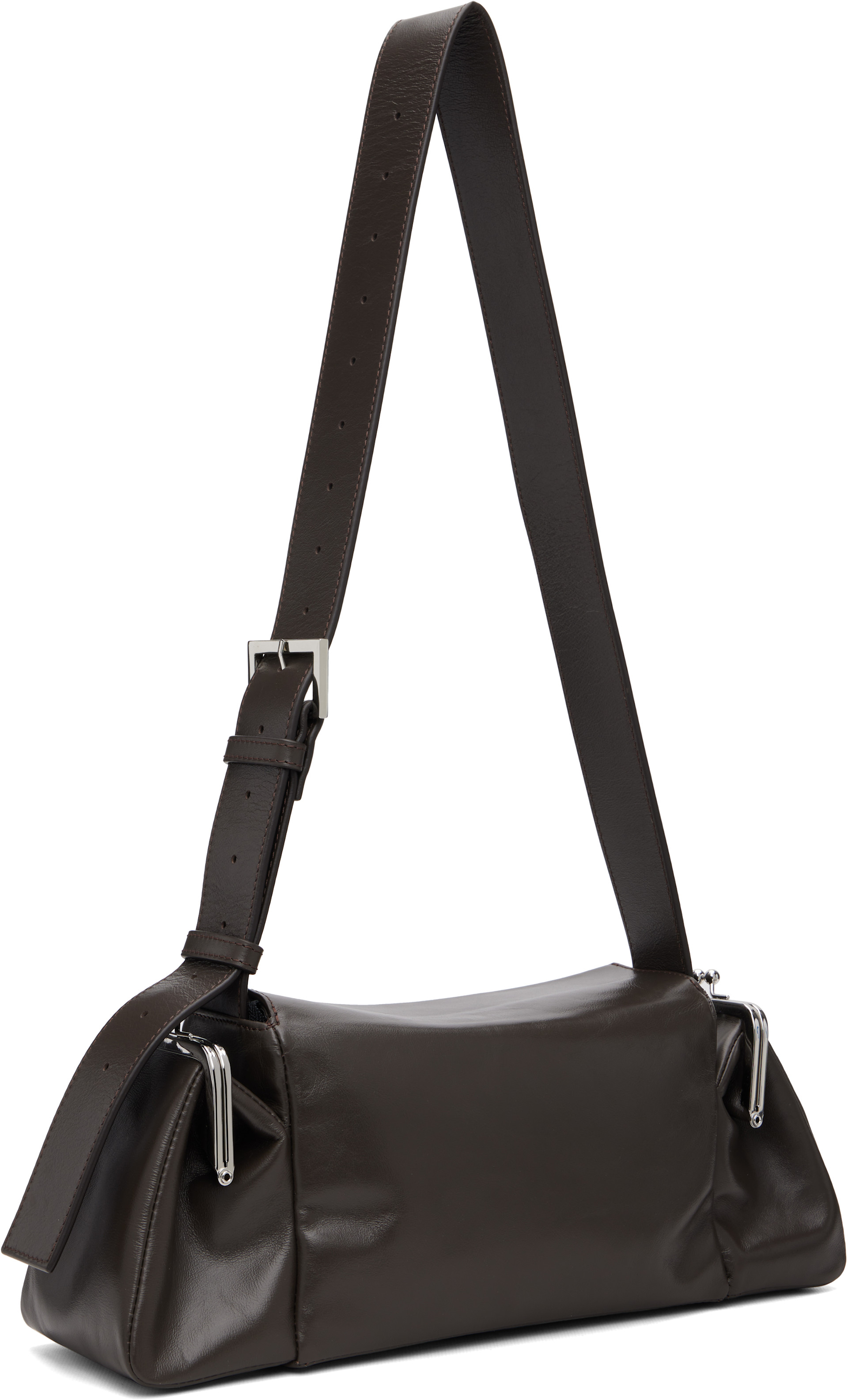 FIDAN NOVRUZOVA: Brown Lala Leather Bag | SSENSE