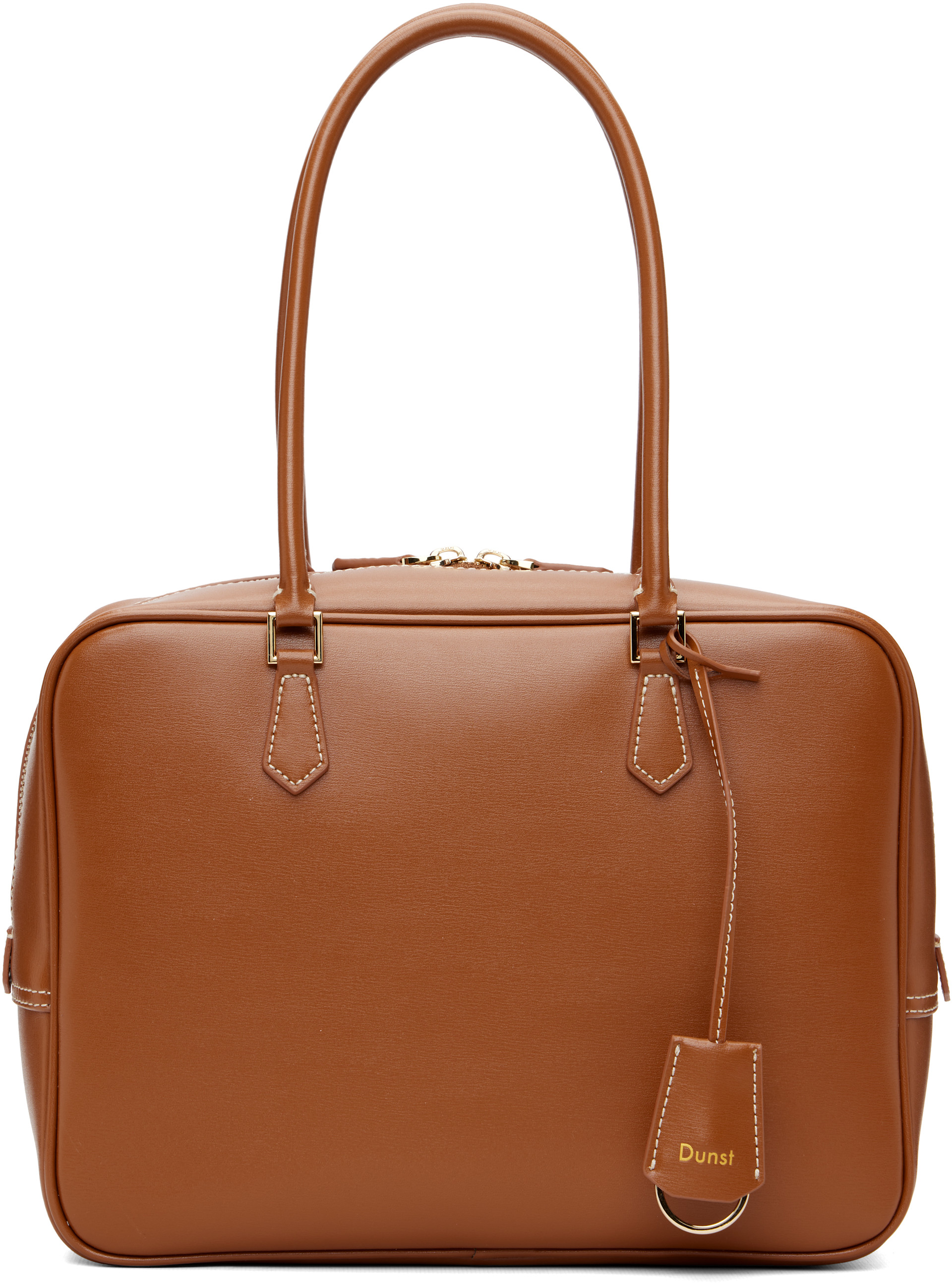 Dunst - Sac 28 brun clair en cuir