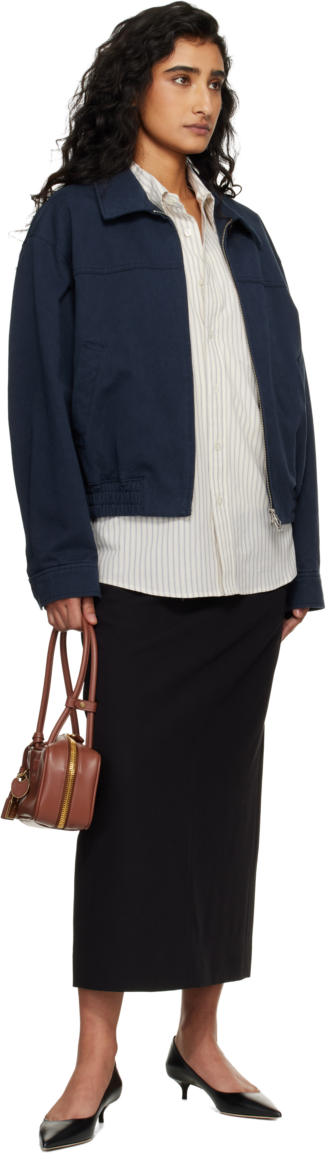 Dunst - 네이비 칼라 블루종 재킷
