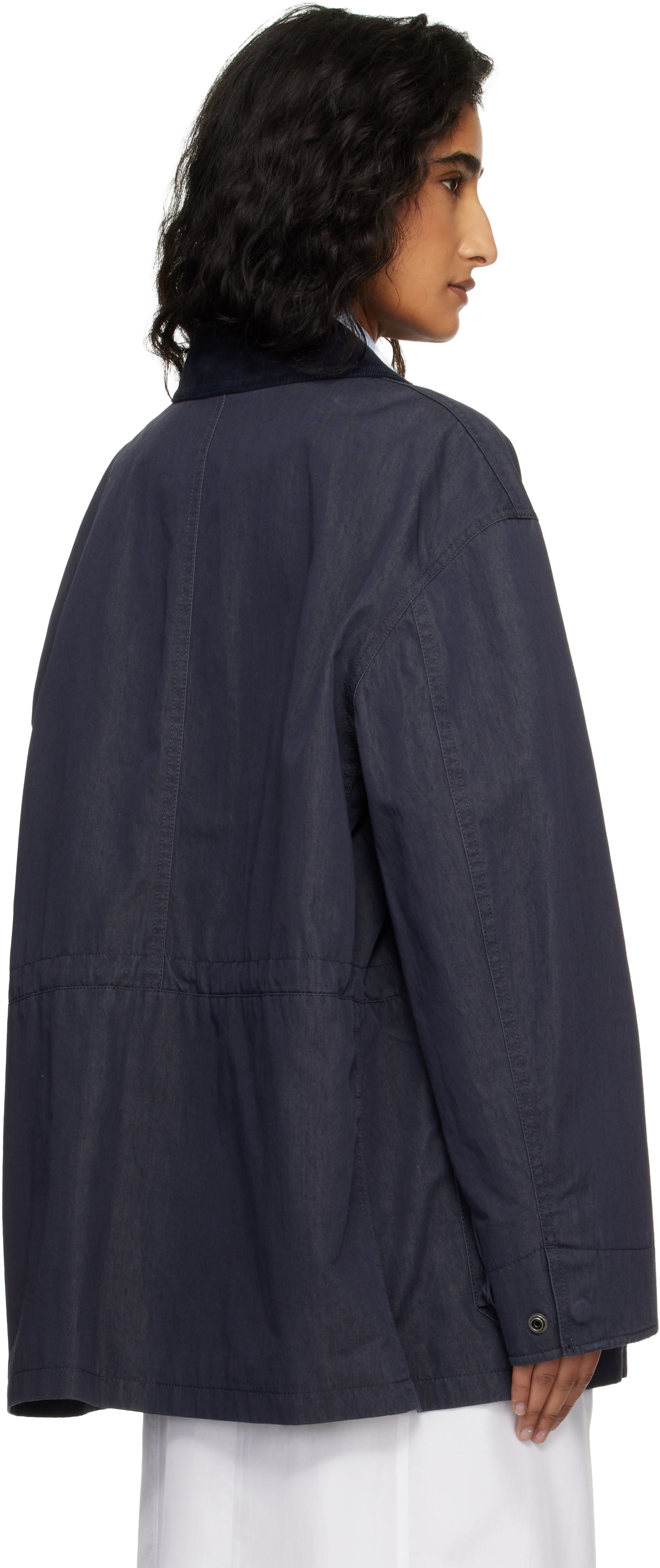 Dunst - Blouson ouvrier bleu marine en coton