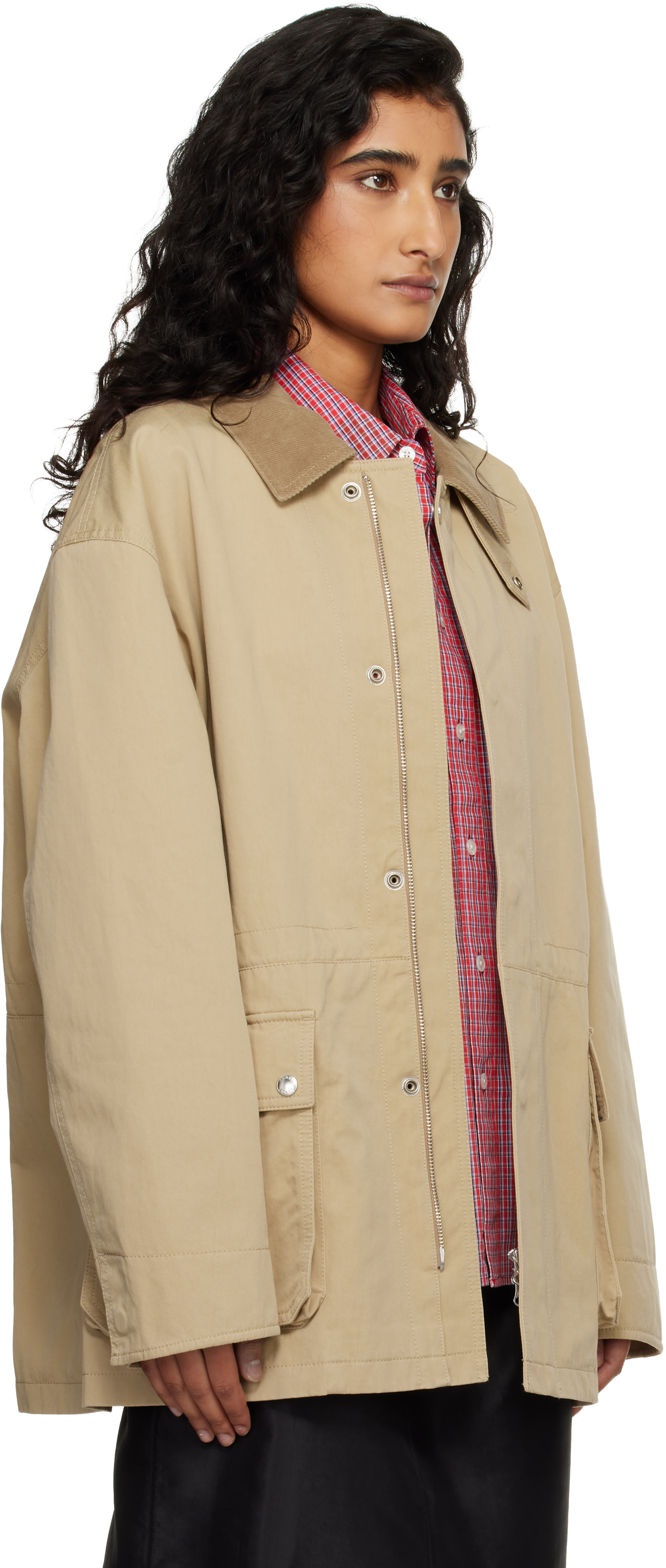 Dunst - Blouson ouvrier beige en coton
