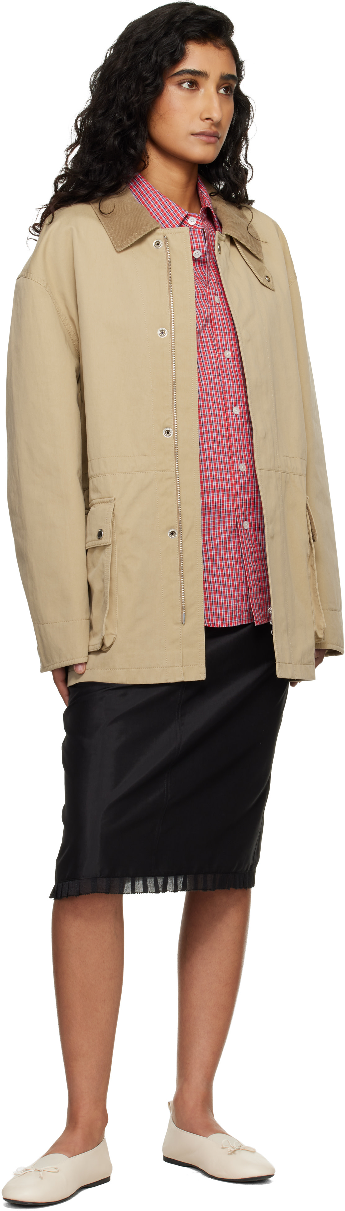 Dunst - Blouson ouvrier beige en coton