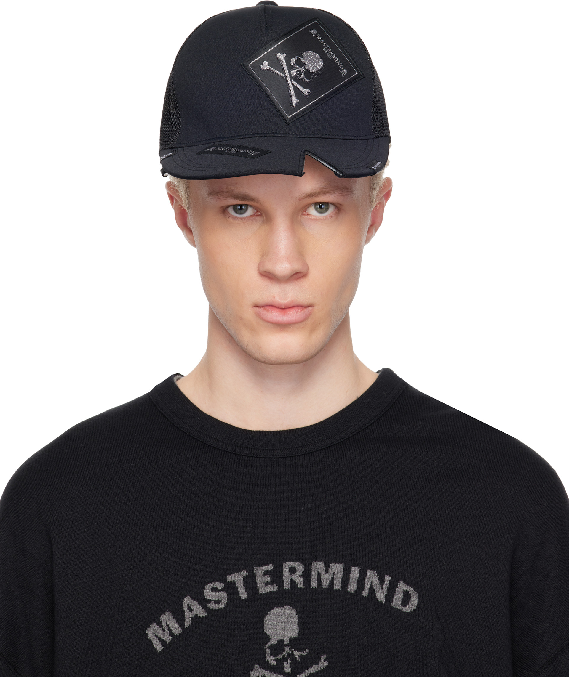 MASTERMIND WORLD - Casquette noire à logos