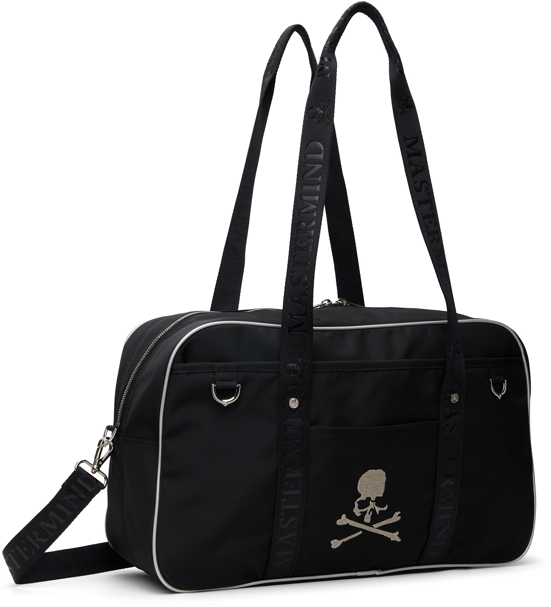 MASTERMIND WORLD: Black Nylon Bag | SSENSE