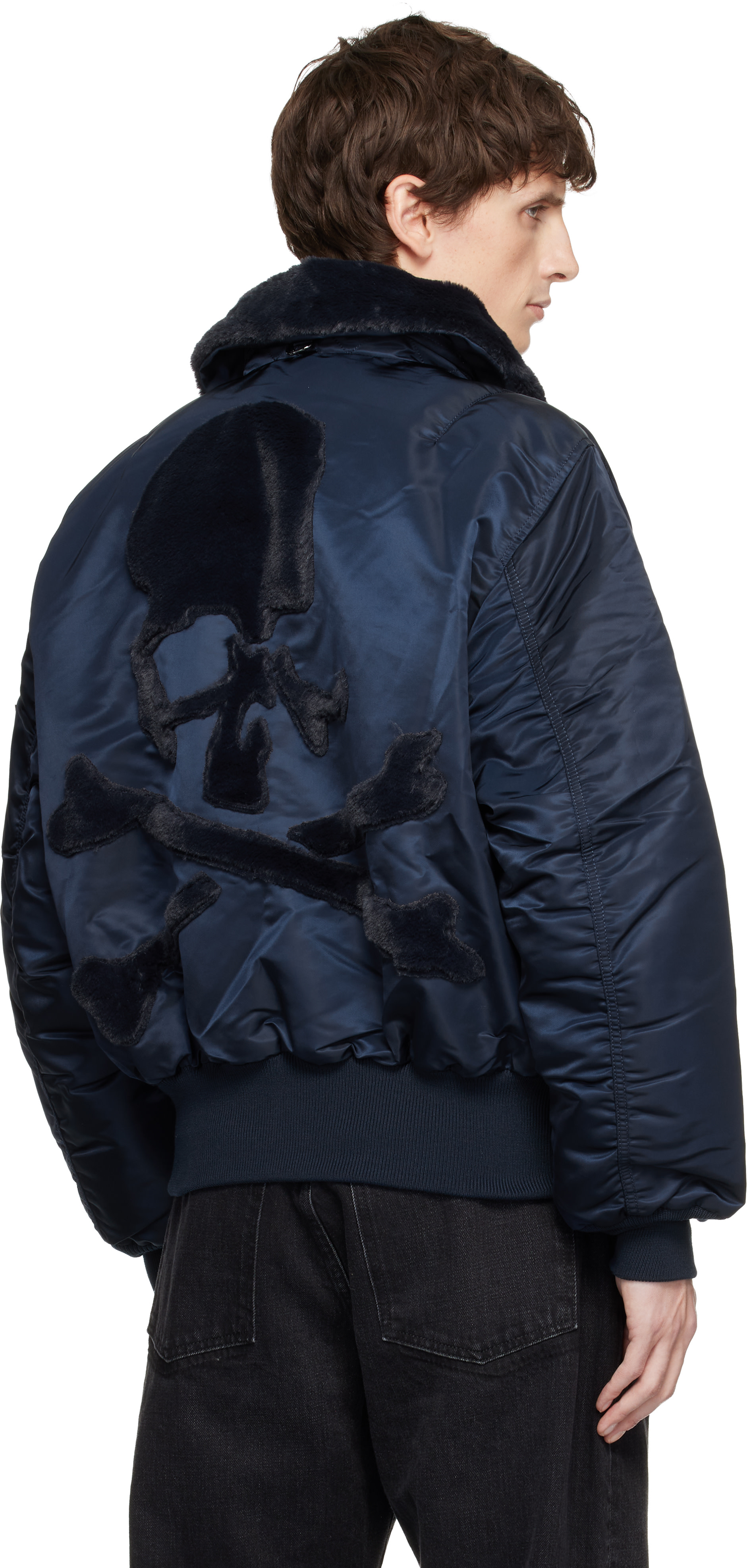 MASTERMIND WORLD: ネイビー Alpha Industriesエディション B-15