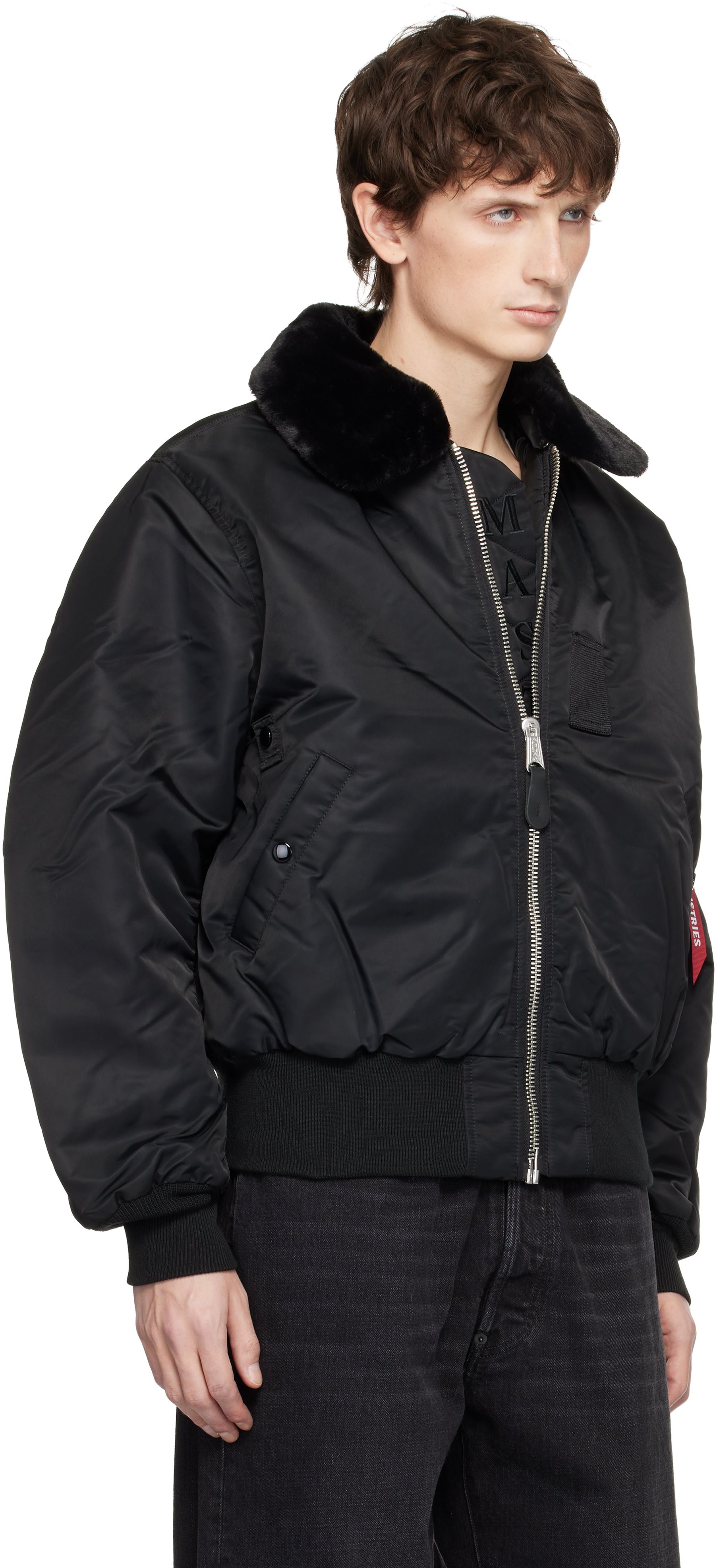 MASTERMIND WORLD: Black Alpha Industries Edition B-15 Flight