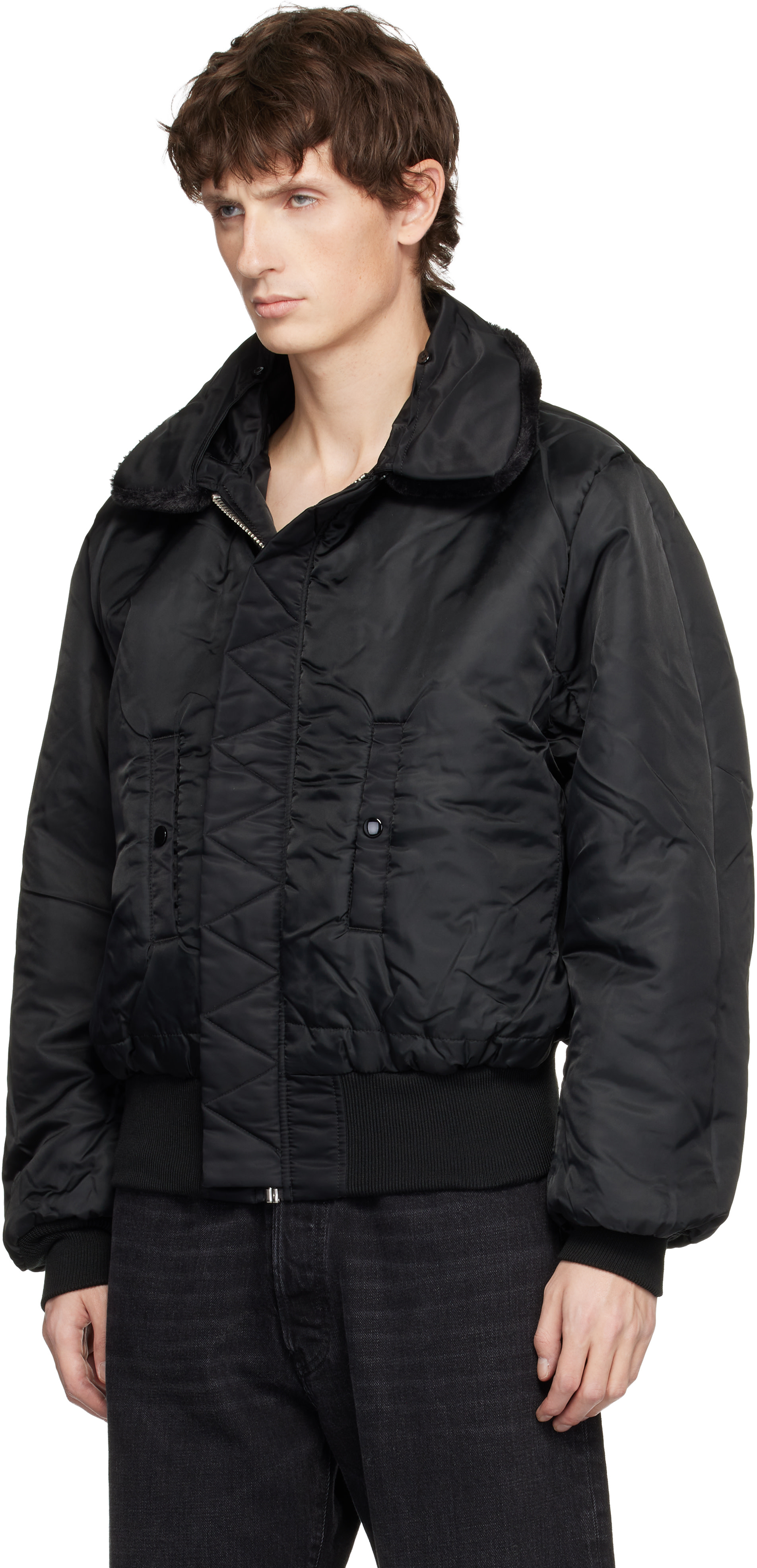 MASTERMIND WORLD: Black Alpha Industries Edition B-15 Flight