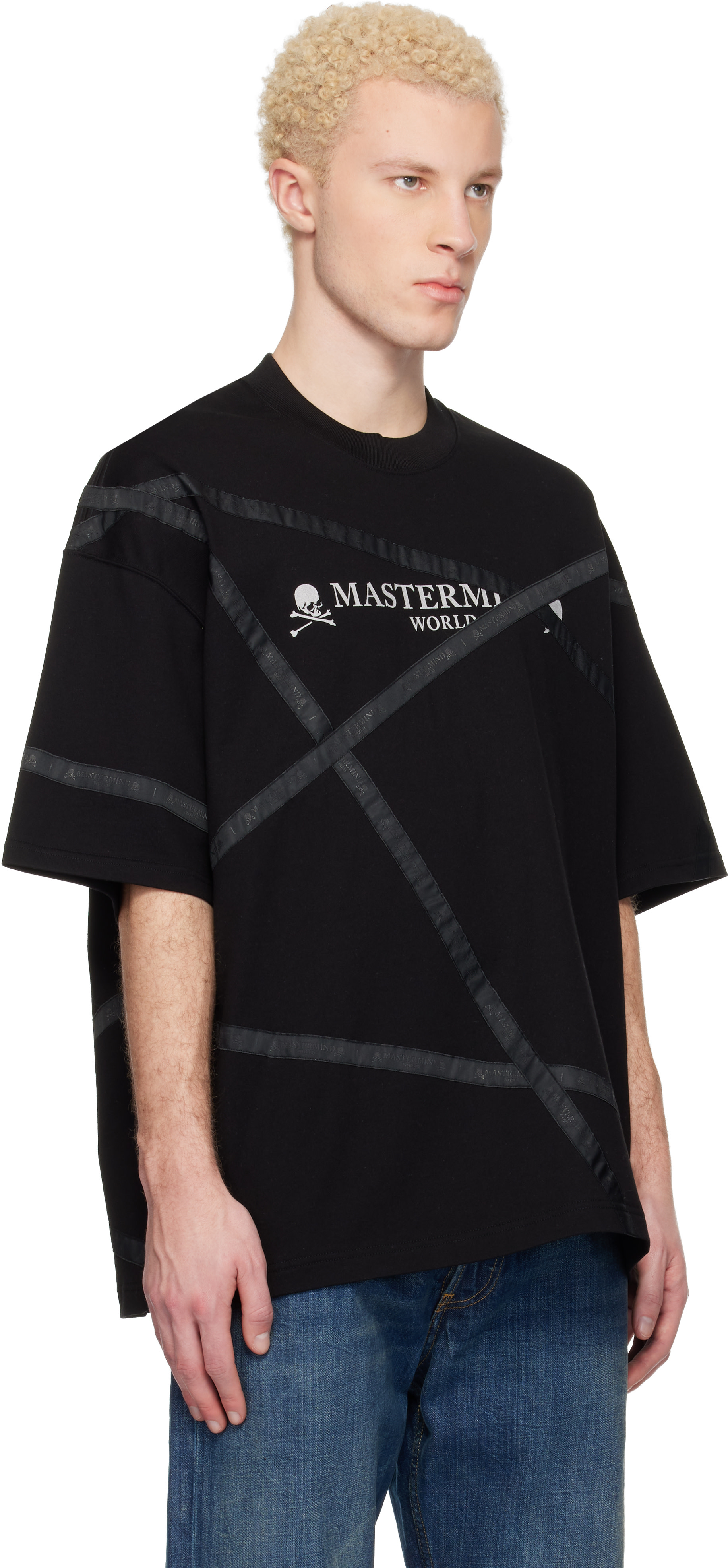 MASTERMIND WORLD - Black Wrapped SS T-shirt