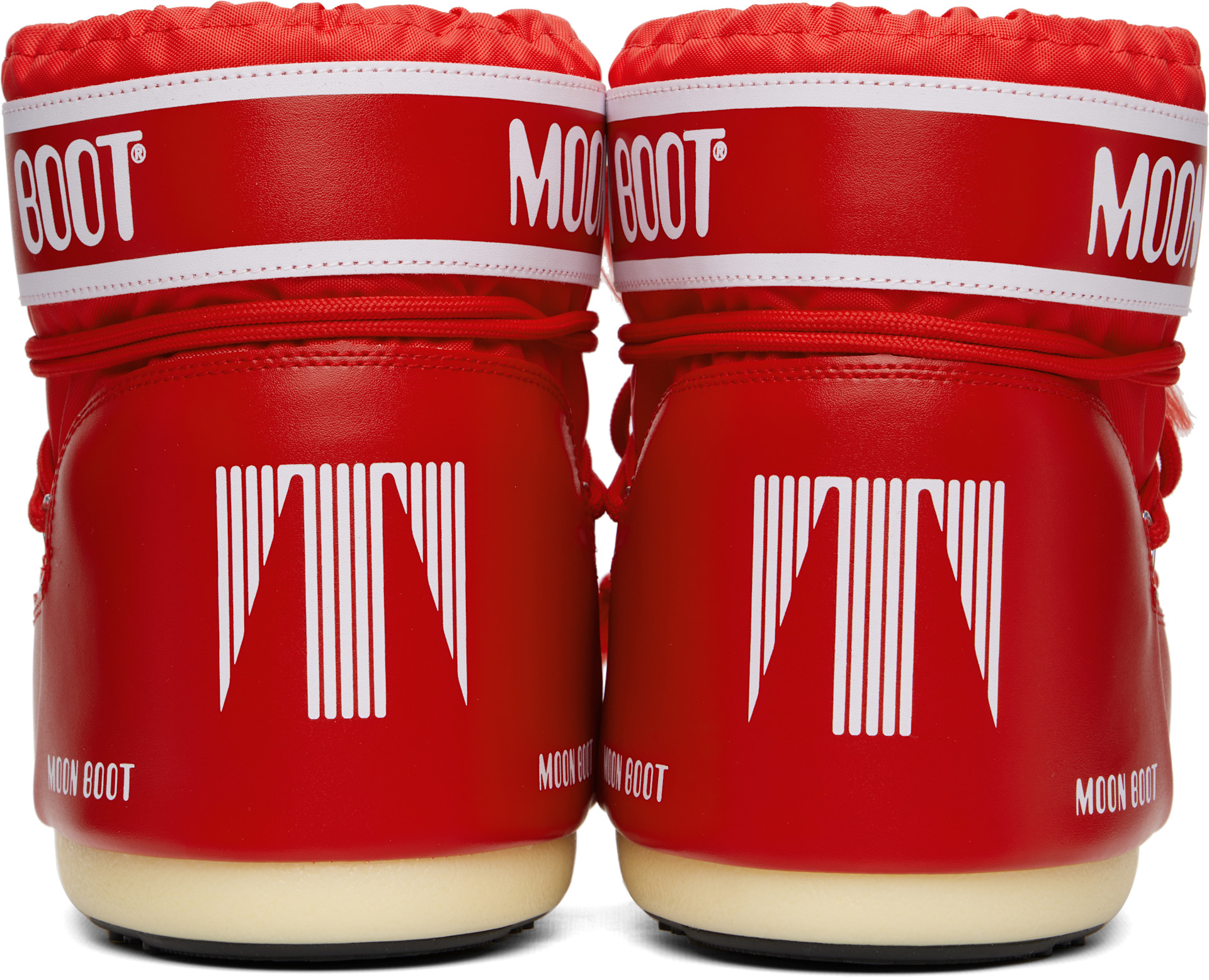 Moon Boot - Bottines Icon rouges en nylon