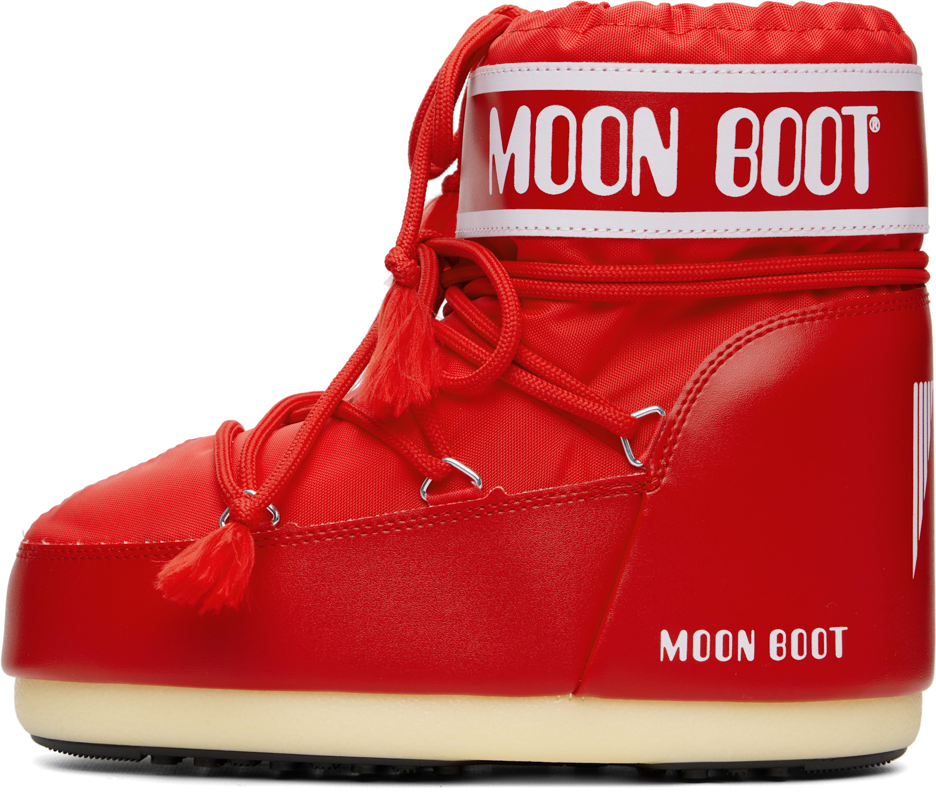 Moon Boot - Bottines Icon rouges en nylon