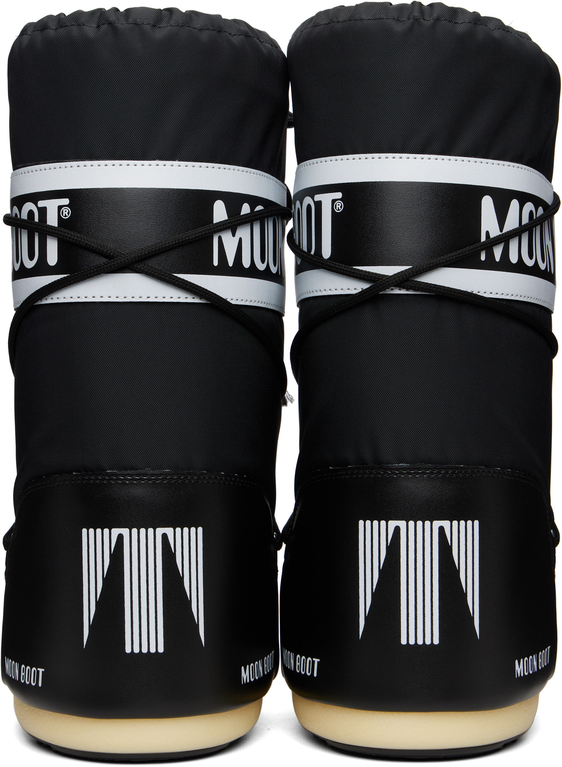 MOON BOOT　ICON LOW BLACK NYLON BOOTSブラック Icon Low Black Nylon Moon Boots by Moon Boots - Pickle