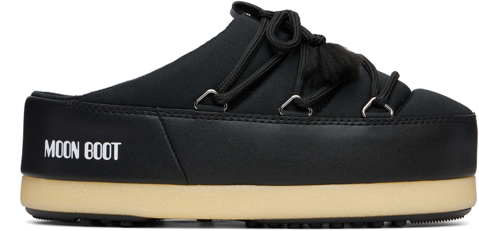 Moon Boot - Flâneurs de style mule EVX noirs en nylon